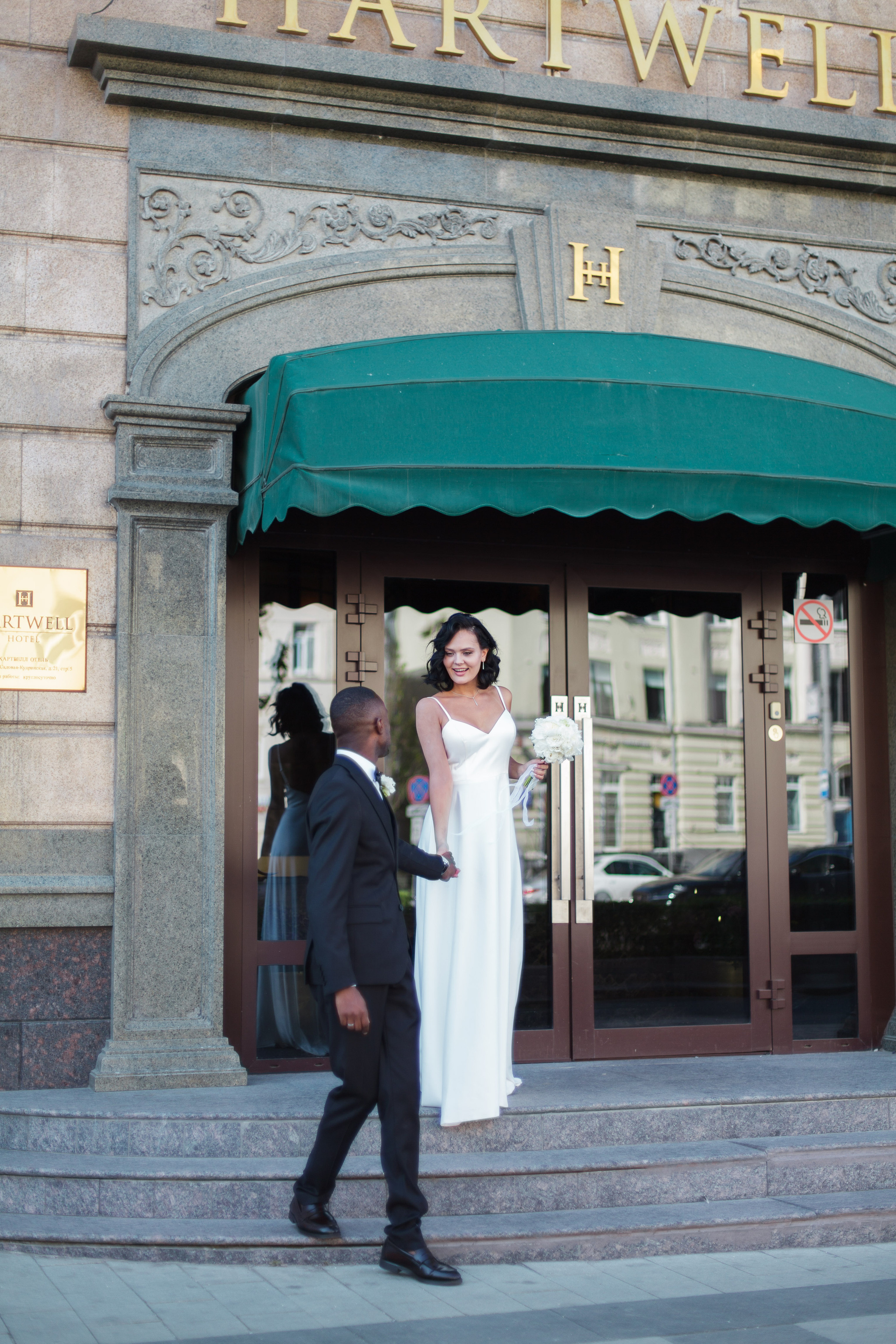 Свадебная фотосессия в отеле Hartwell Москва
