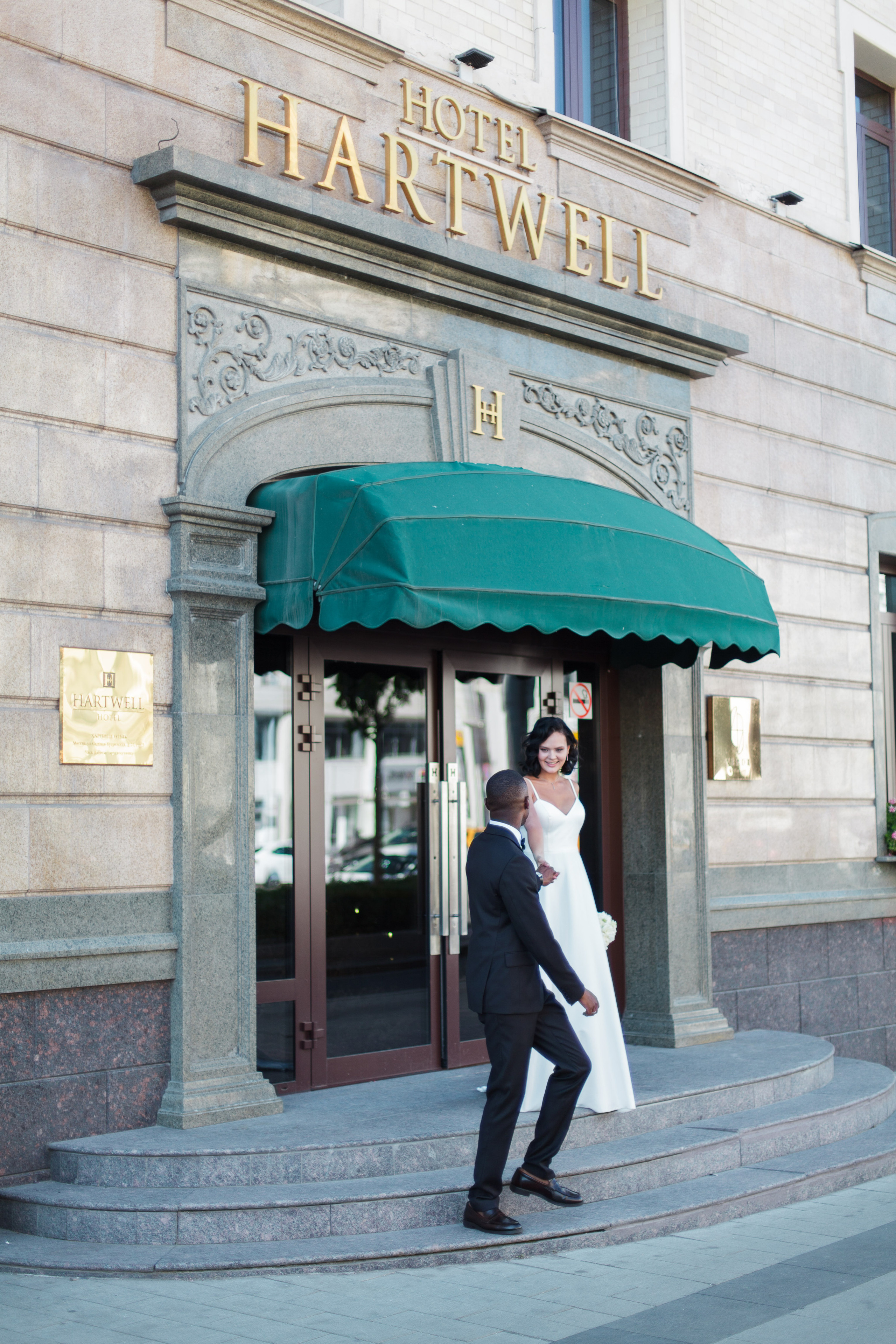 Свадебная фотосессия в отеле Hartwell Москва
