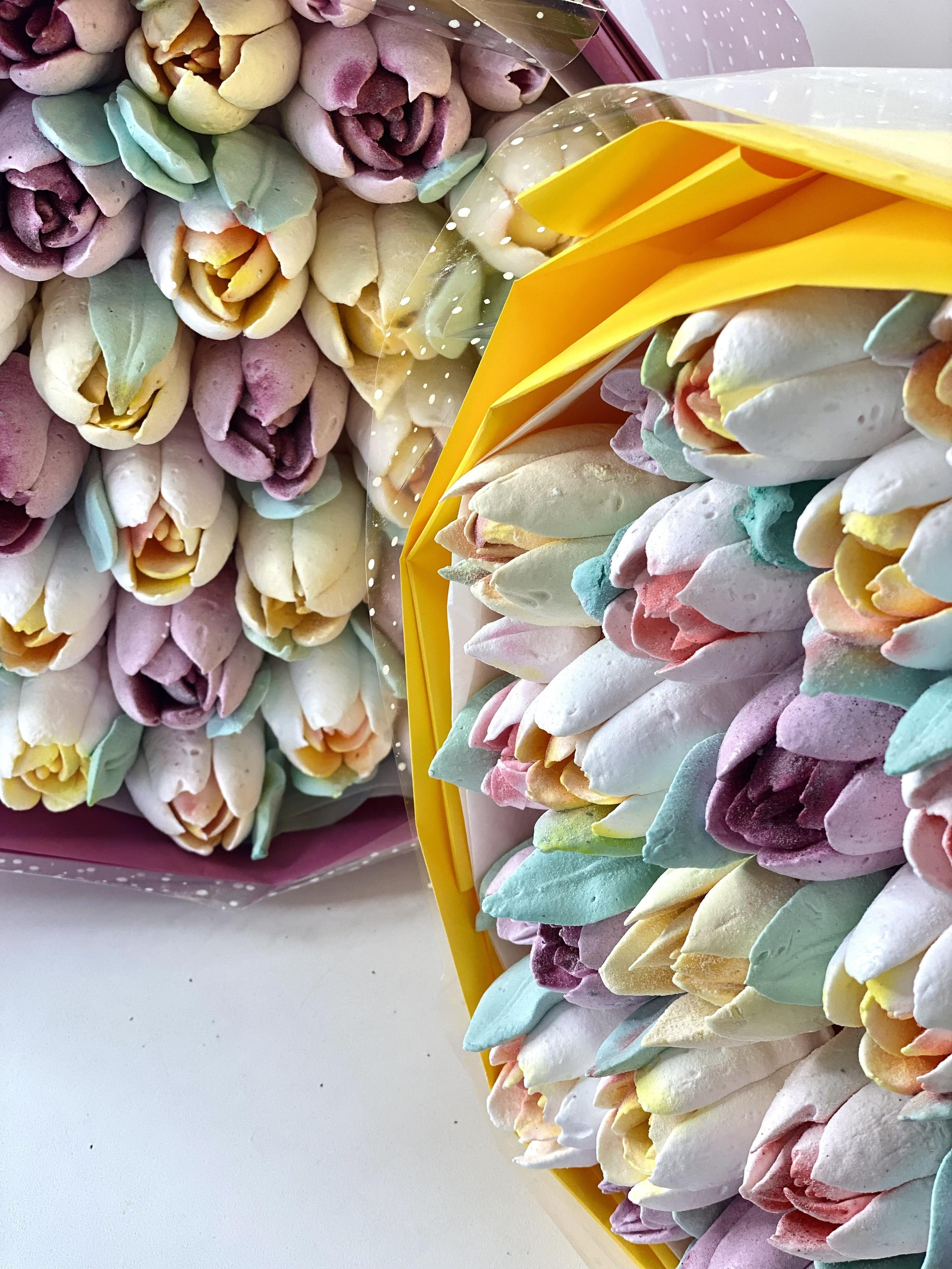 Букеты. Katyasugarsugar капкейки, зефир, торты Москва