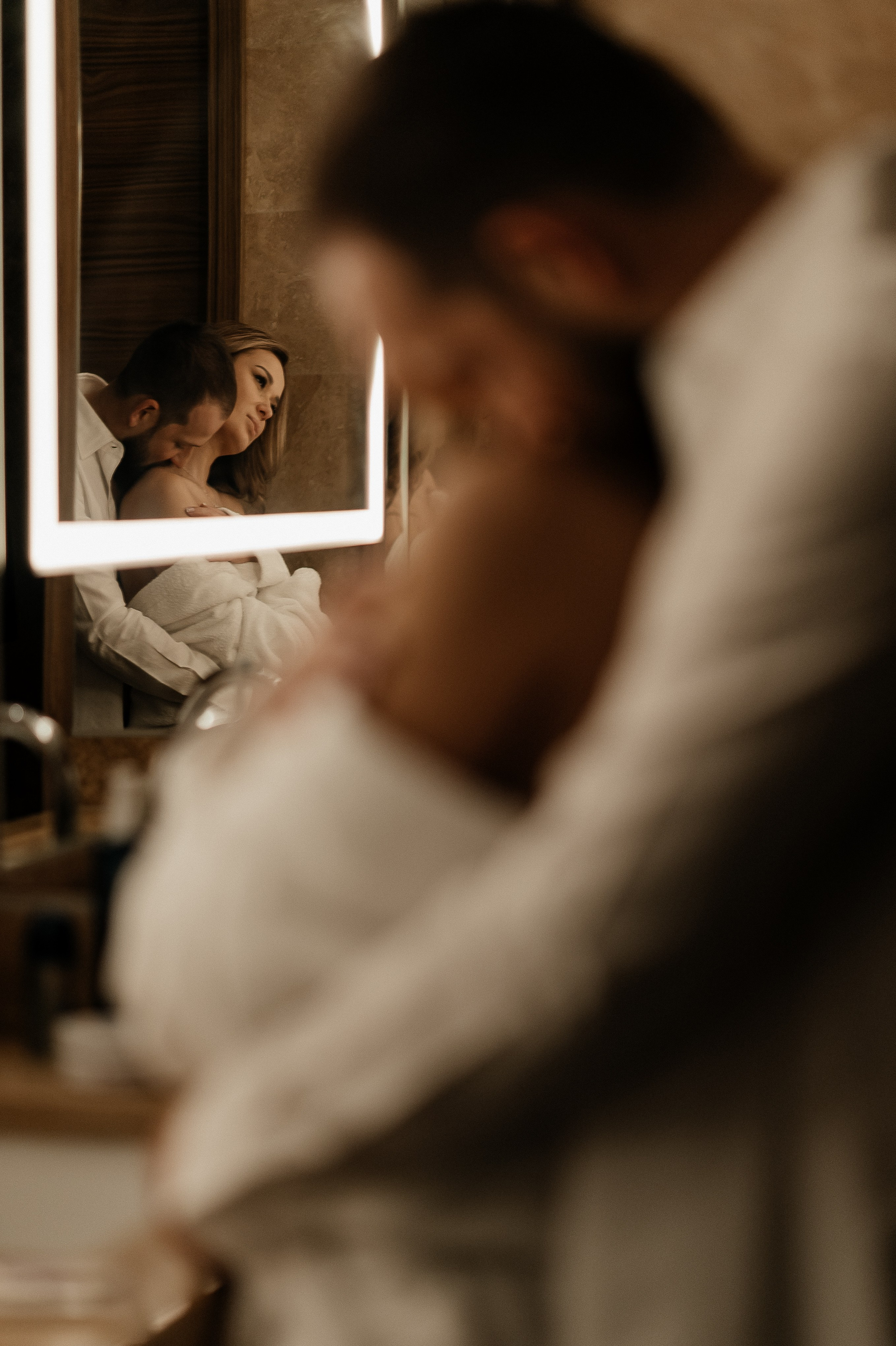 Свадебные сборы в Radisson Blu Olimpiyskiy. Свадебный фотограф Москва — Сергей и Татьяна