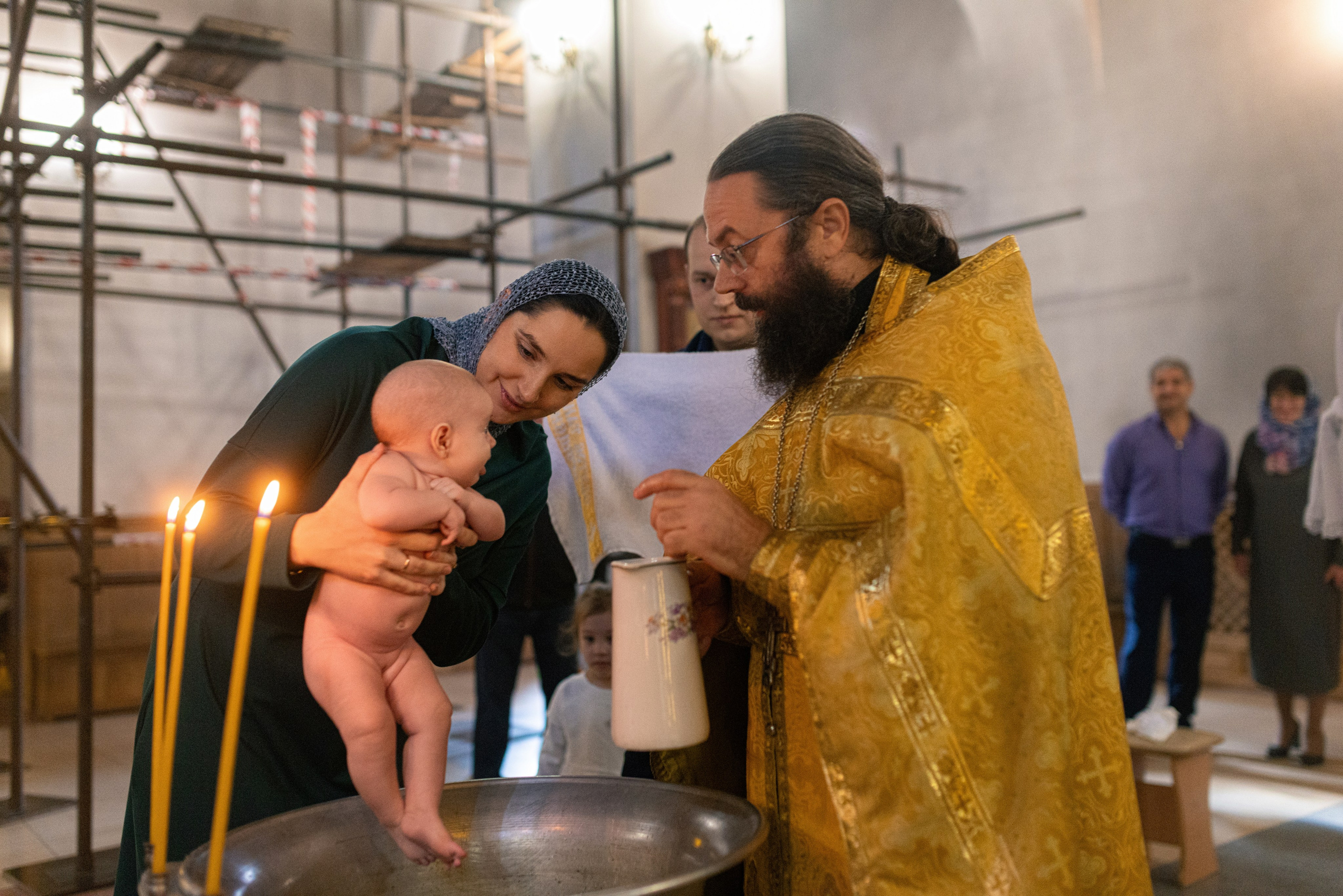 Крещение Алины. Дмитрий Шульгин, портретный фотограф в Воронеже