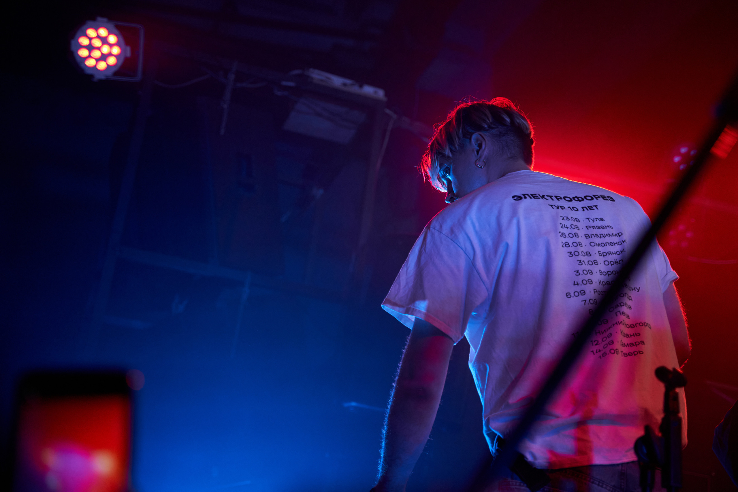 Концерт Электрофорез 17.09.2022. Лена Монахова — портретный и концертный фотограф в Санкт-Петербурге