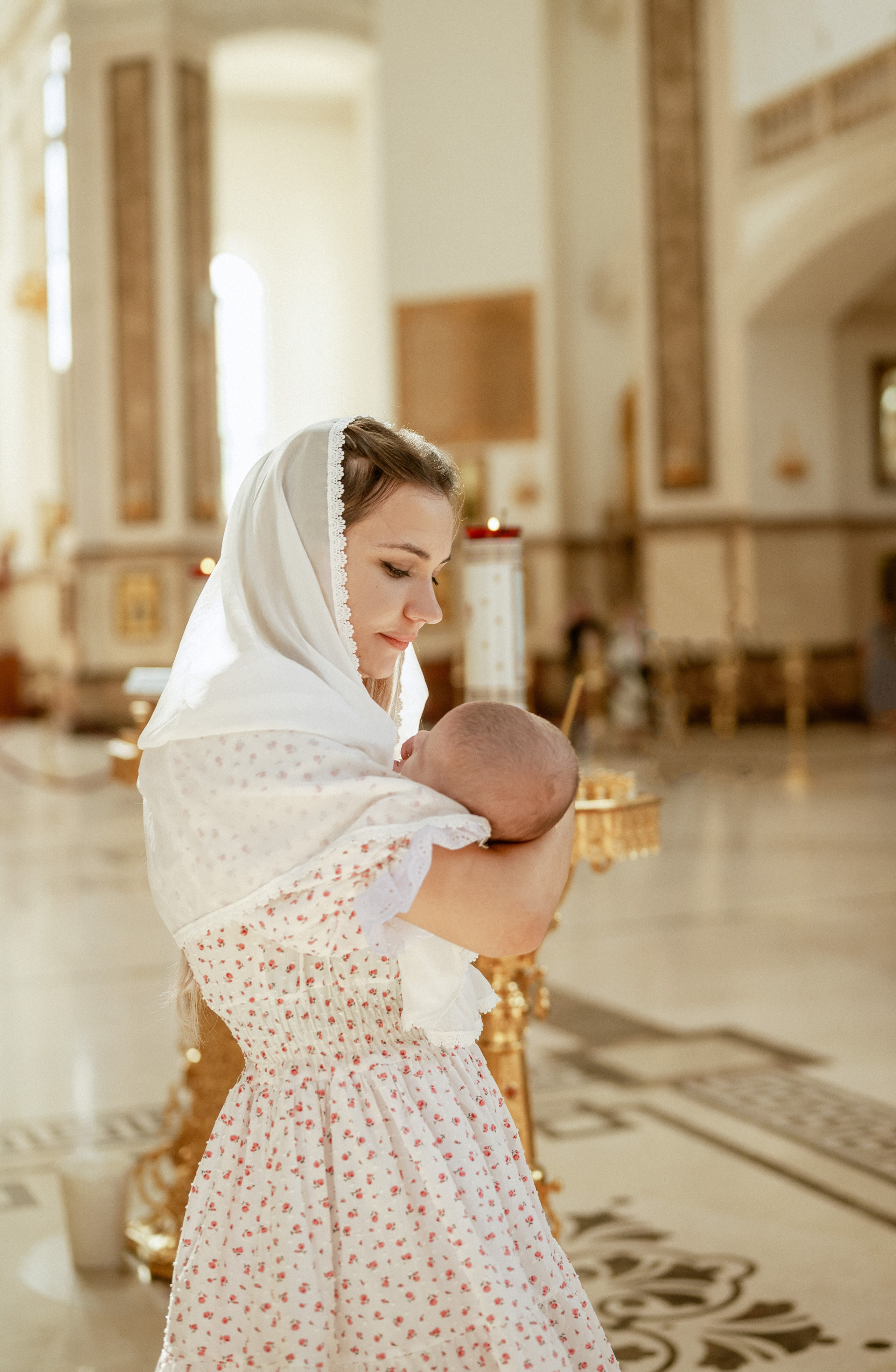 Крещение малышки Киры. Юлия Басня семейный и свадебный фотограф в Донецке