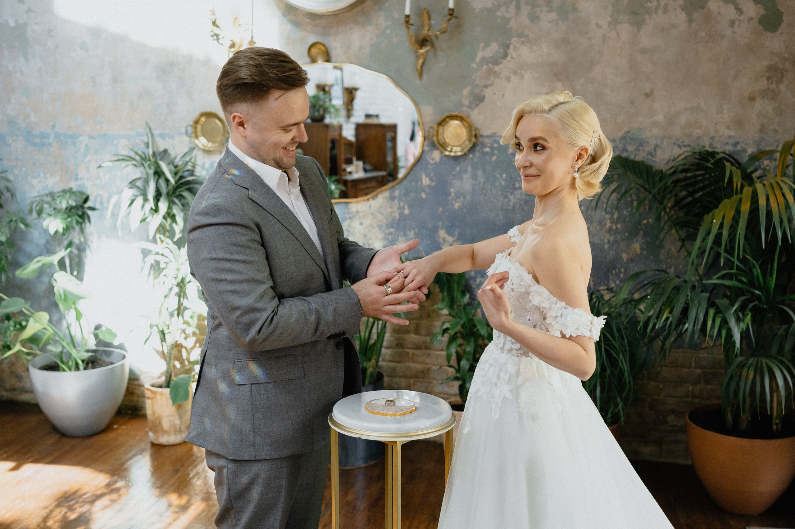 Обмен кольцами в Яуза Плейс