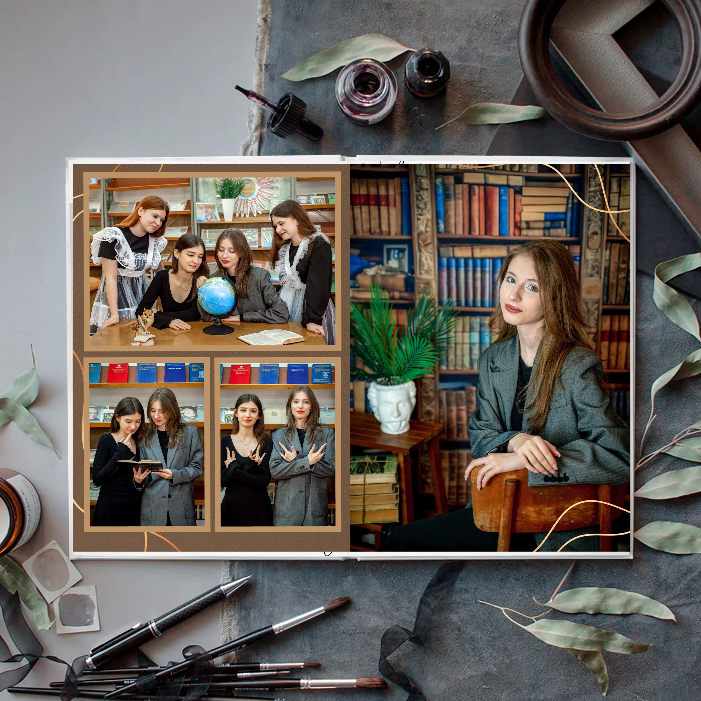 Разворотные (лайфлат). Выпускные альбомы в Крыму