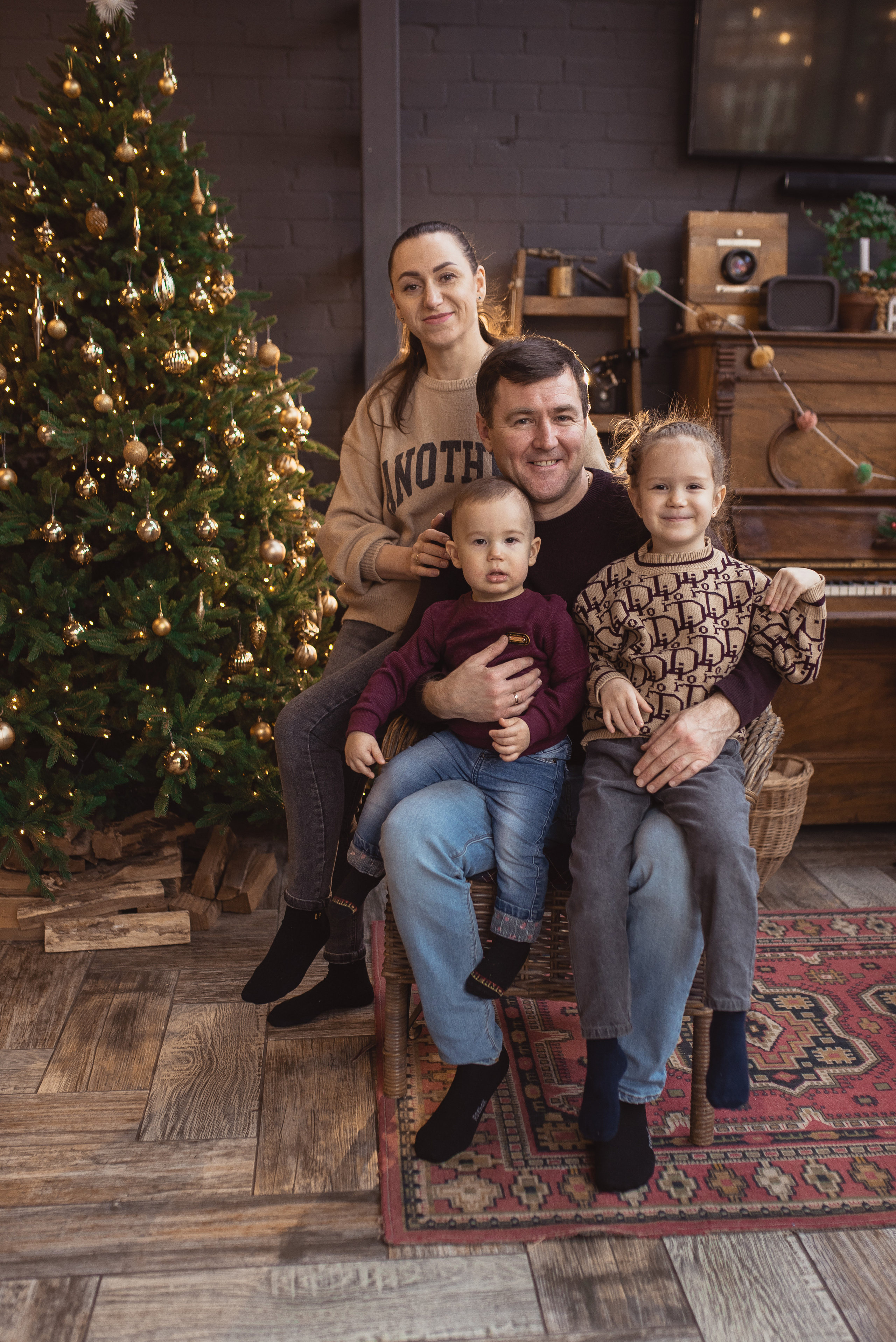 Однажды в середине декабря🎄✨ Надежда, Александр, Ксюша и Илюша. Семейный фотограф в Ростове-на-Дону Мария Панарина