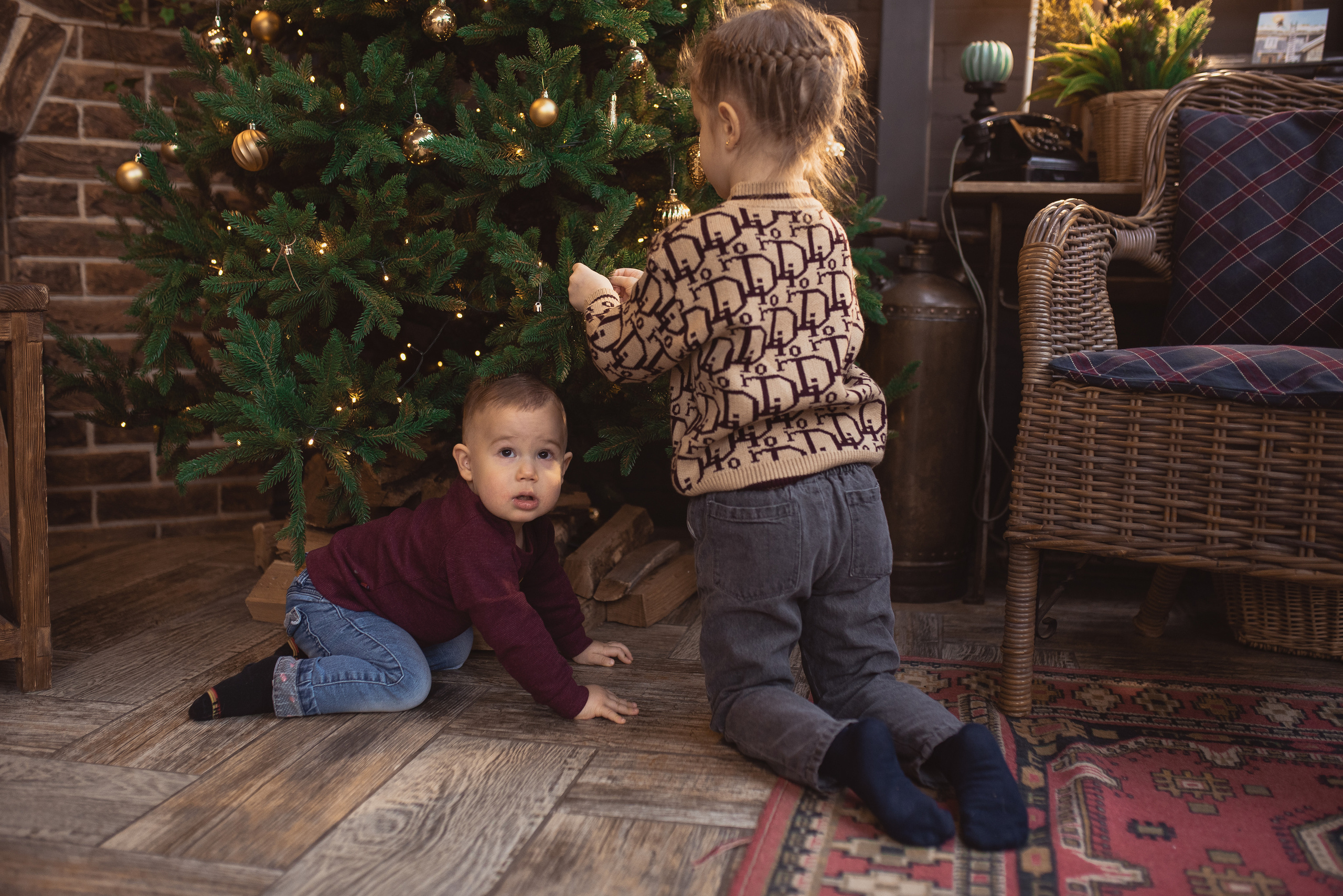 Однажды в середине декабря🎄✨ Надежда, Александр, Ксюша и Илюша. Семейный фотограф в Ростове-на-Дону Мария Панарина
