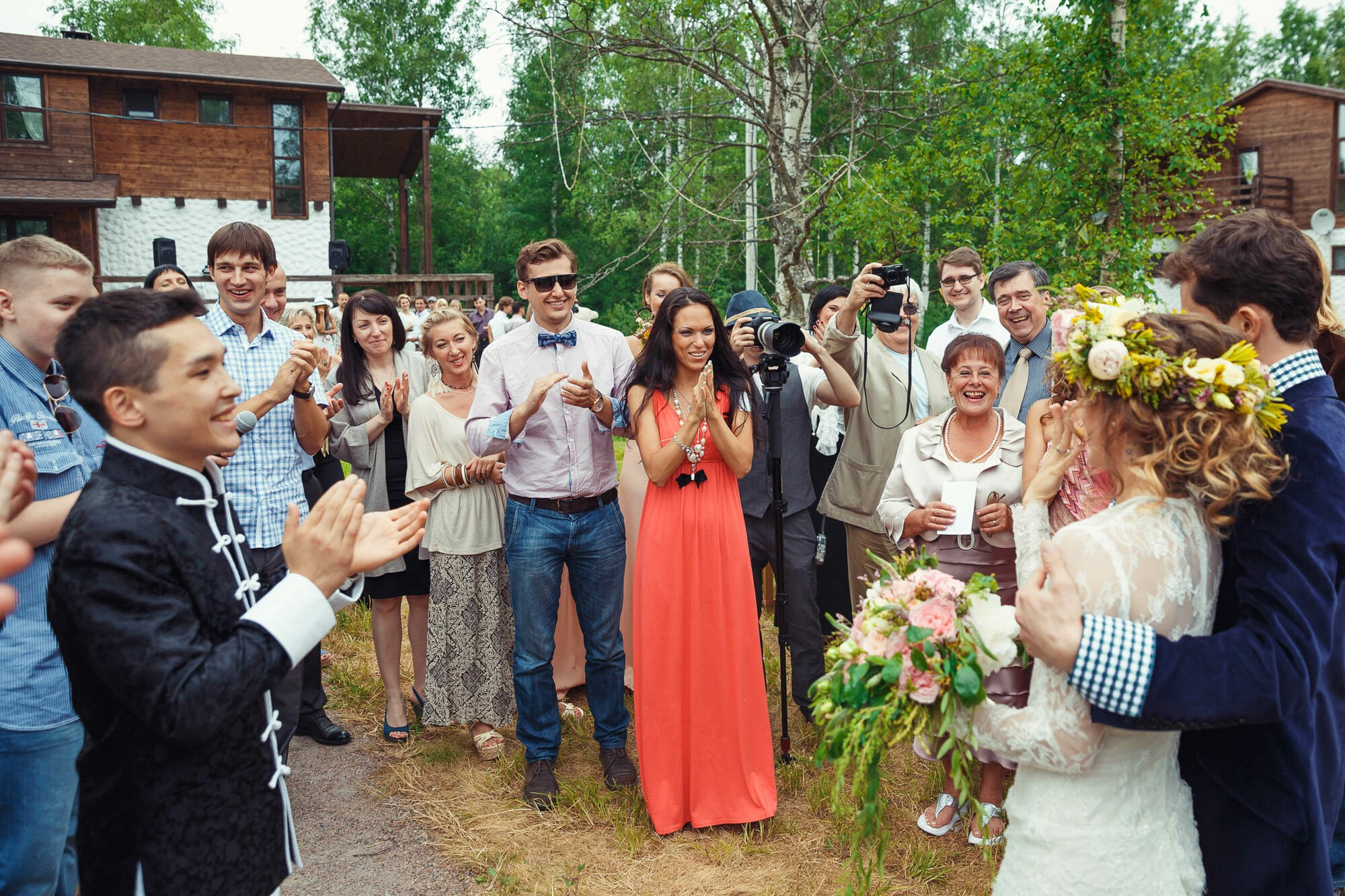 Свадьба с выездной регистрацией в лесу за городом. Свадебный фотограф в Санкт-Петербурге и Москве Андрей Нестеров