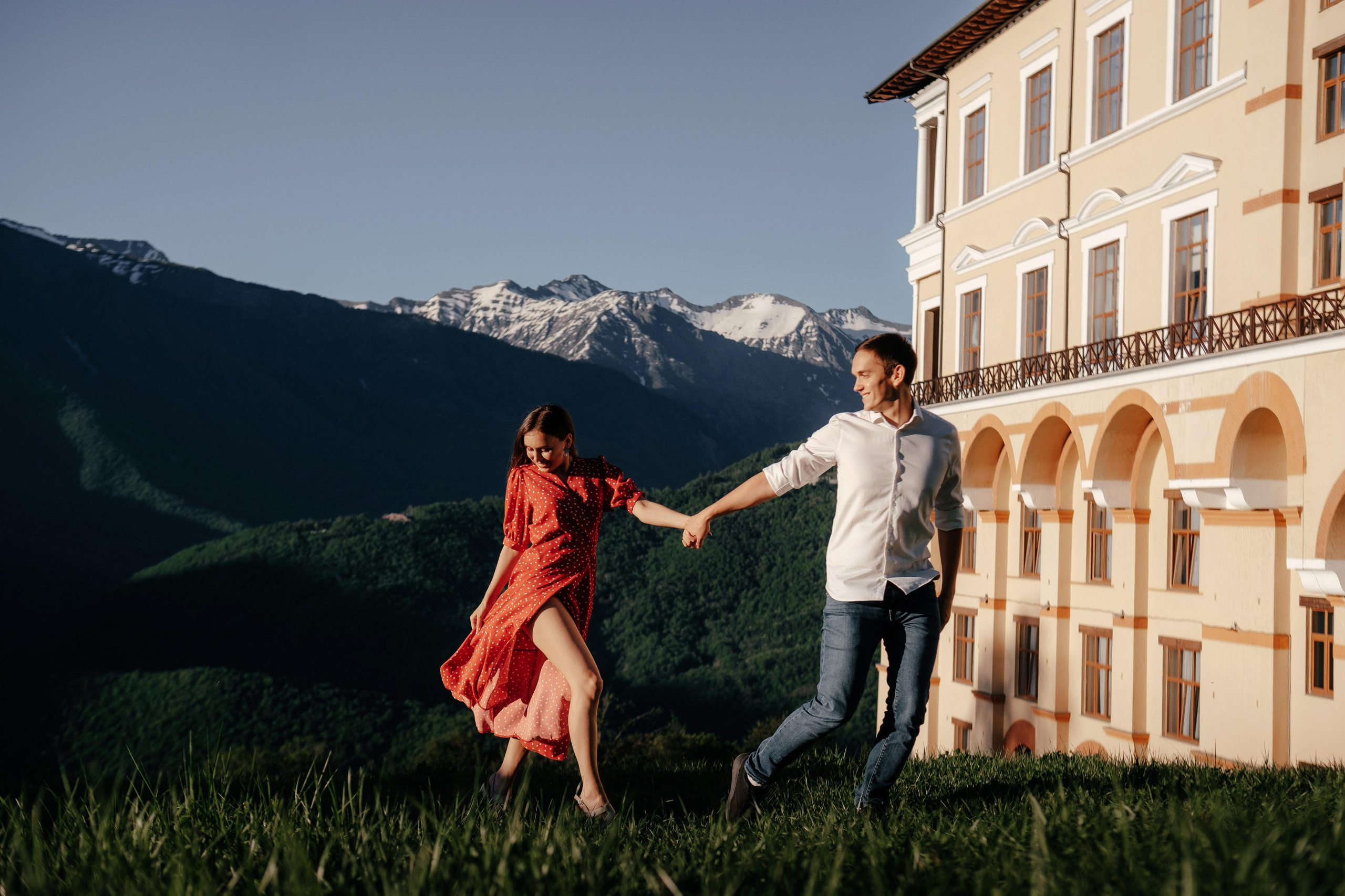 Love-Story Николая и Марии в Красной Поляне. Фотограф для бизнеса Константин Брусницын в Екатеринбурге