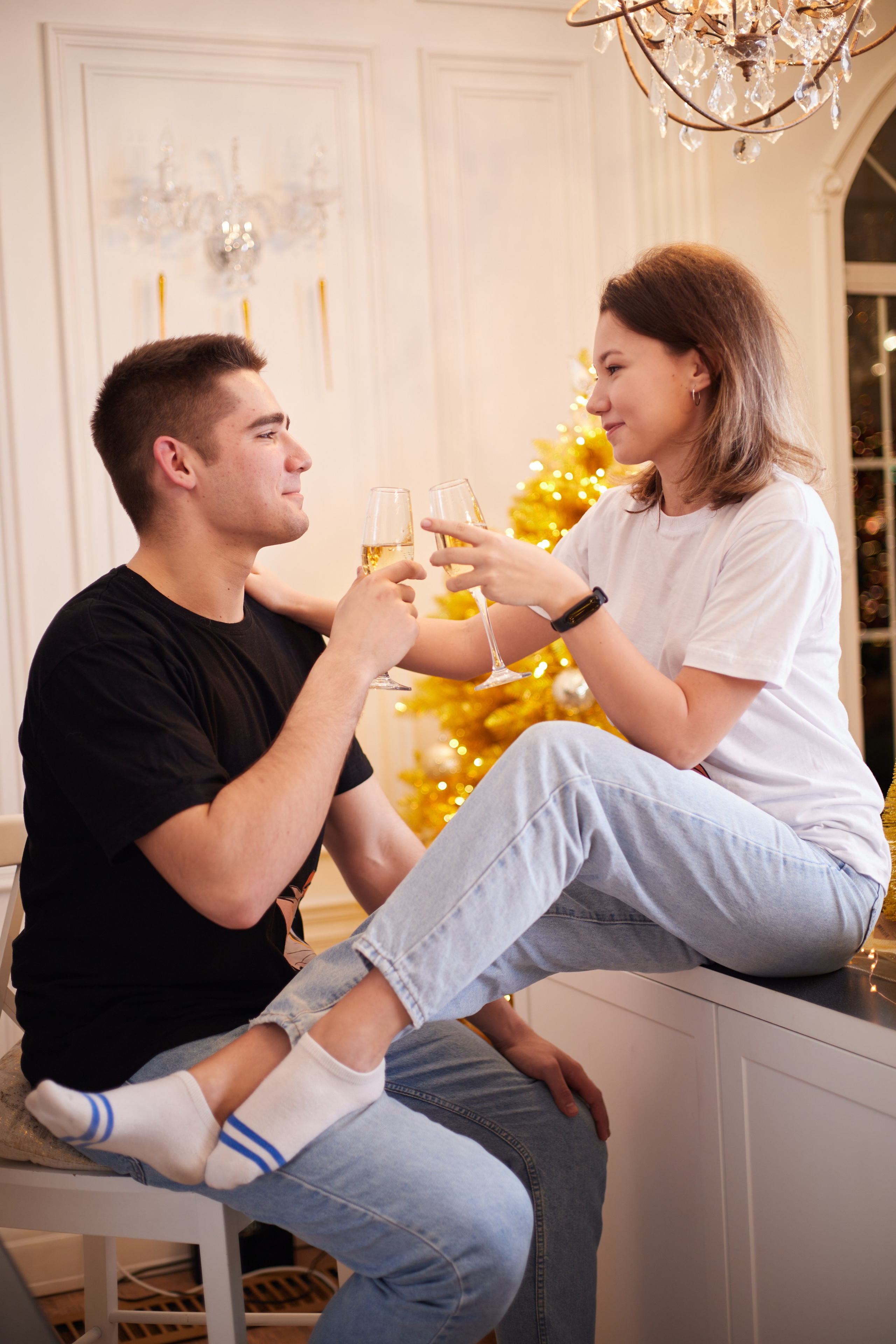 Новогодняя домашняя фотосессия. Фотограф Серебряные Пруды Екатерина Рыкина, детские и семейные фотосъемки, бытовой жанр