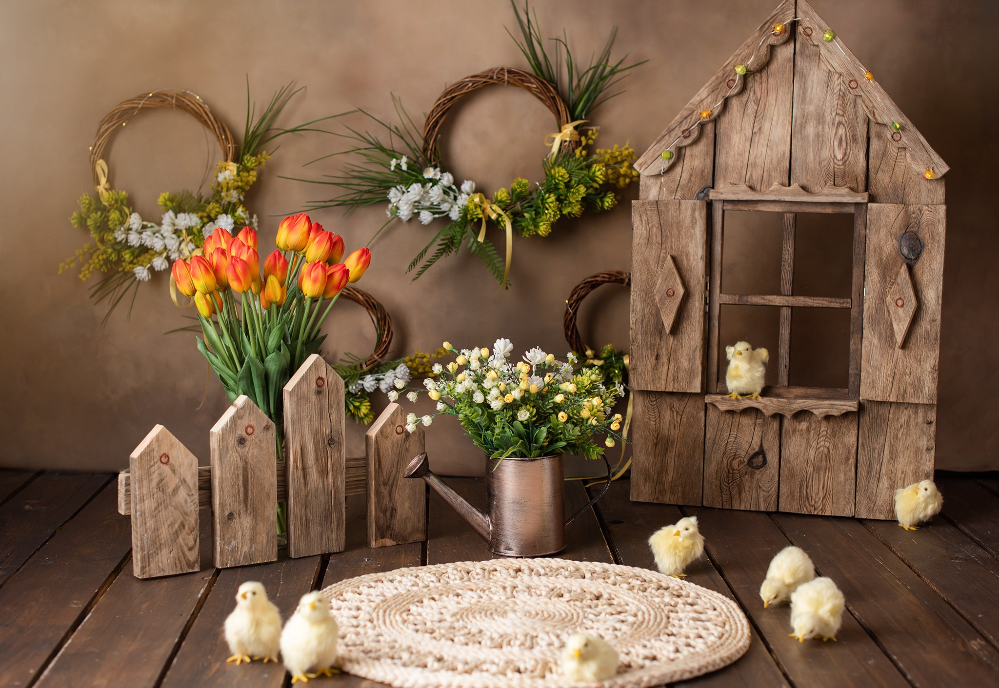 Фотозоны на Годик «Крафт». Фотограф Новорожденных во Владивостоке Ольга Галаницкая