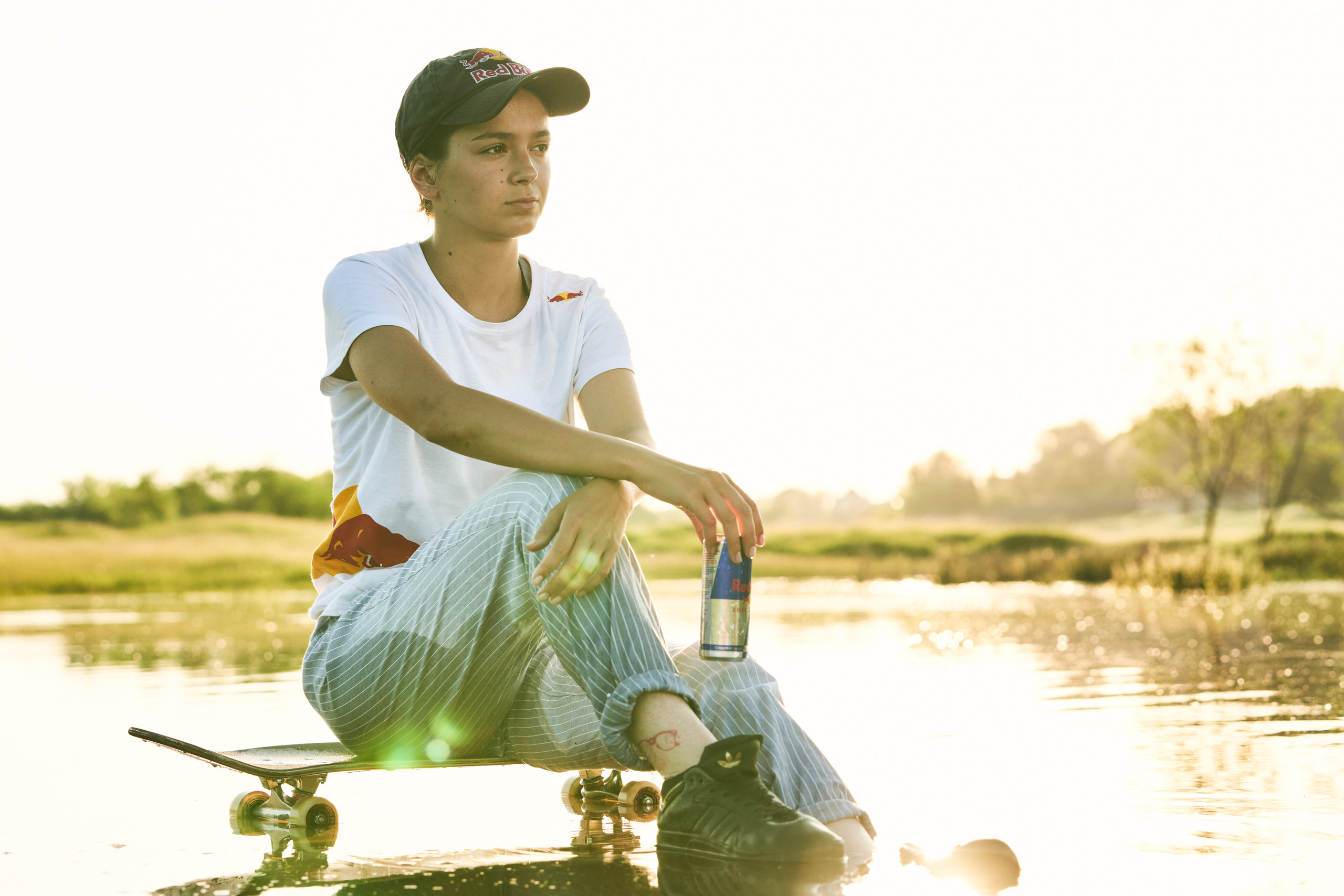 Скейт на воде. Creative photographer Denis Klero