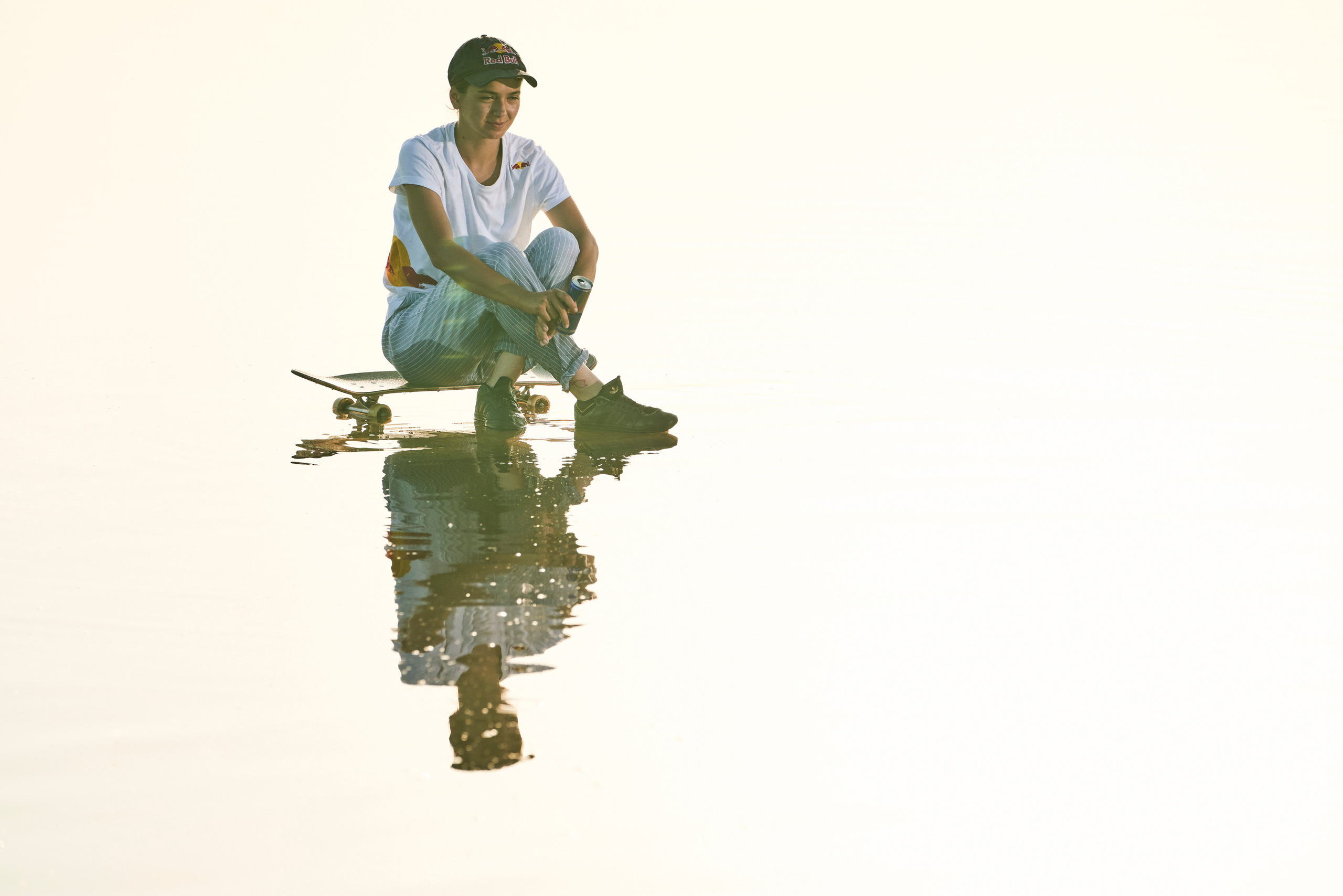 Скейт на воде. Creative photographer Denis Klero