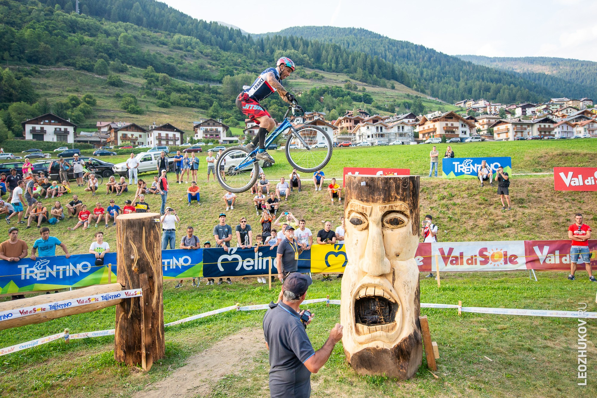 UCI Trials World Championships 2016 — finals. Sports photographer Leonid Zhukov
