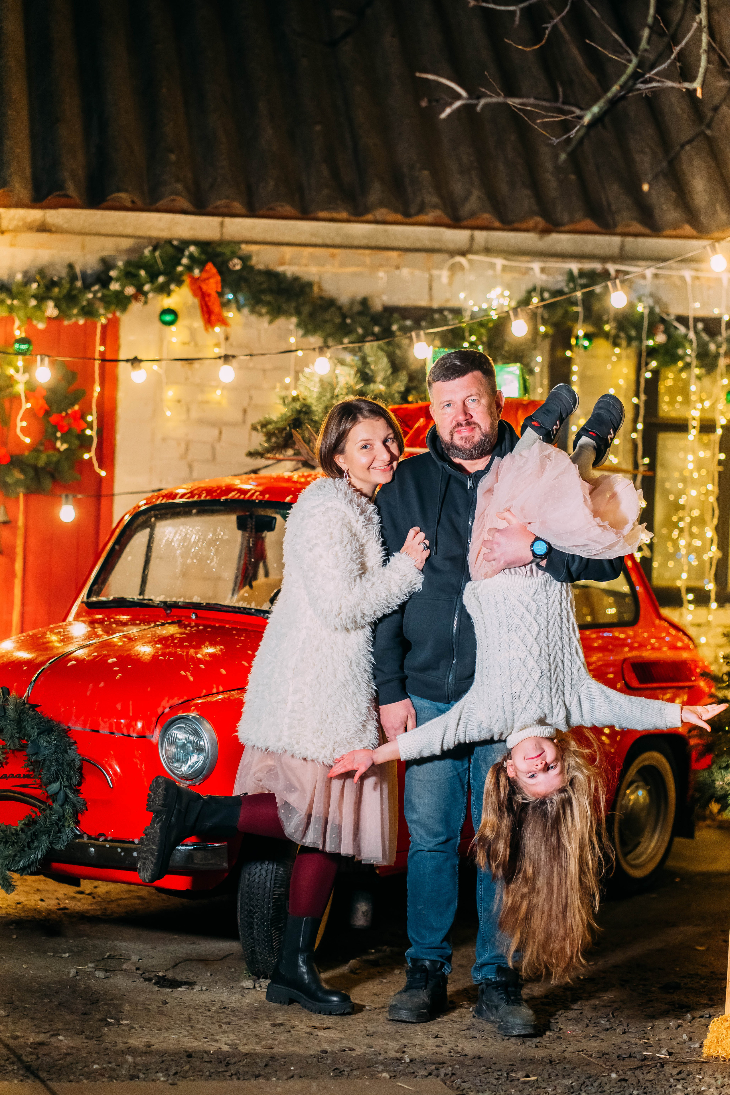 Новогодняя семейная съемка Юлия, Соня, Николай. Семейный и детский фотограф в Ростове-на-Дону Екатерина Шевченко