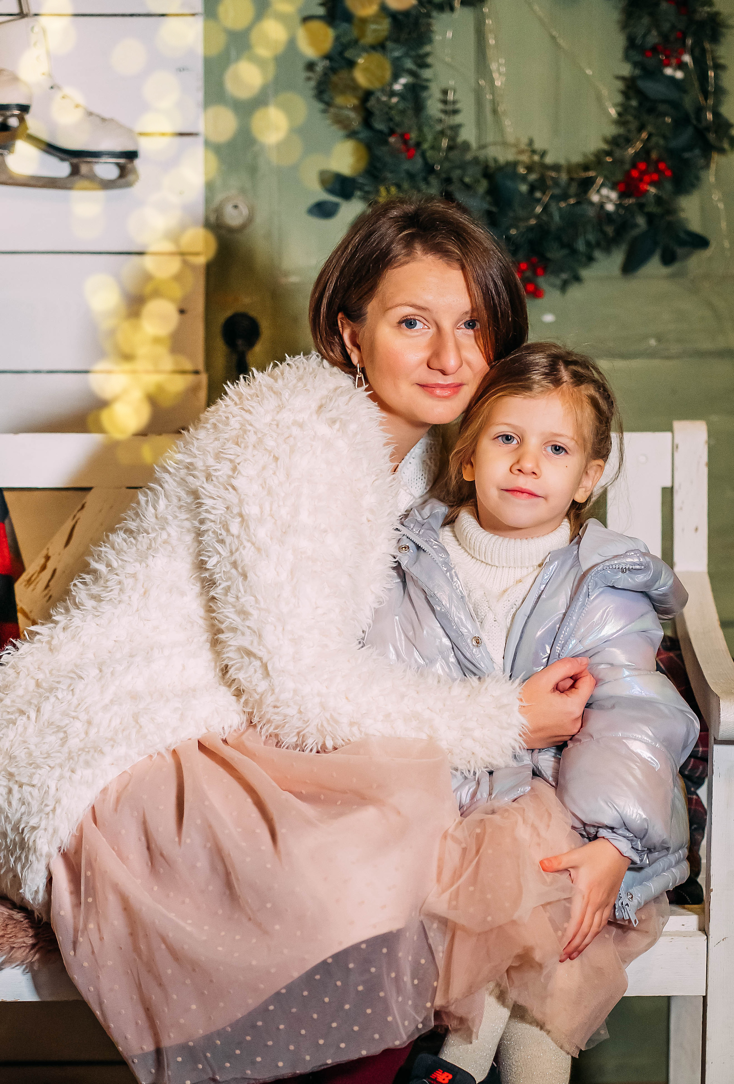 Новогодняя семейная съемка Юлия, Соня, Николай. Семейный и детский фотограф в Ростове-на-Дону Екатерина Шевченко