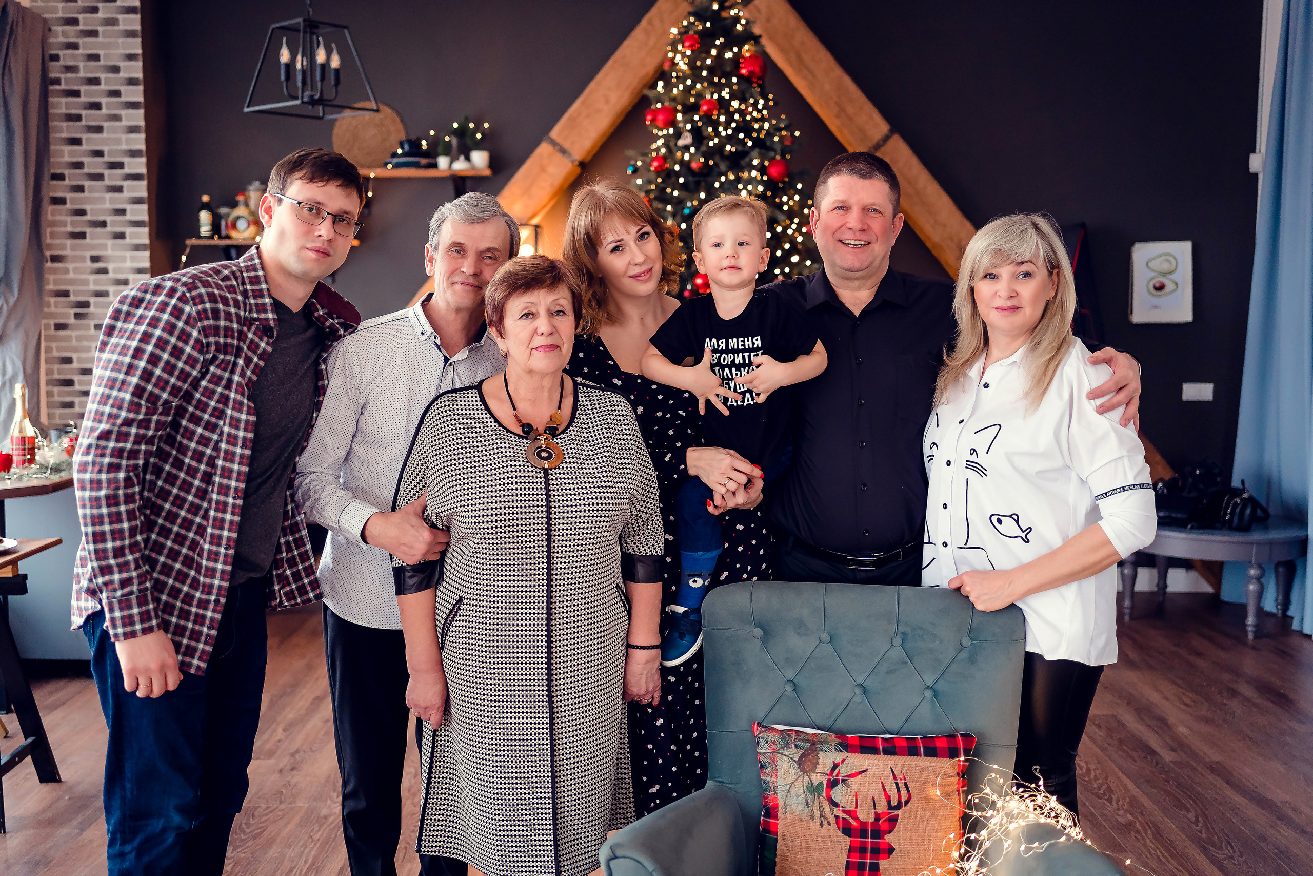 Анастасия Новогодняя история семьи. Семейный и детский фотограф в Ростове-на-Дону Екатерина Шевченко