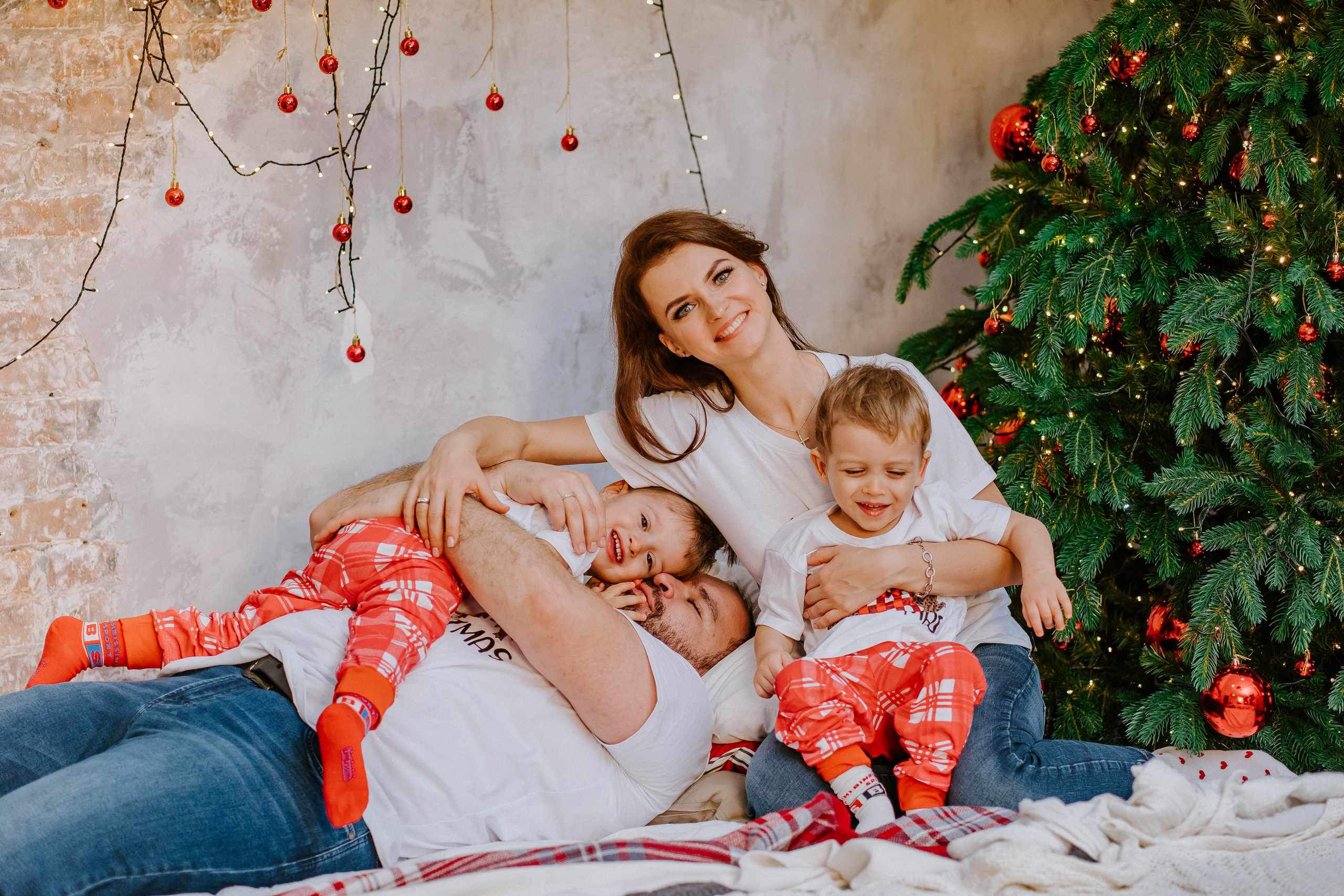 Новогодняя съемка семьи Елены. Семейный и детский фотограф в Ростове-на-Дону Екатерина Шевченко