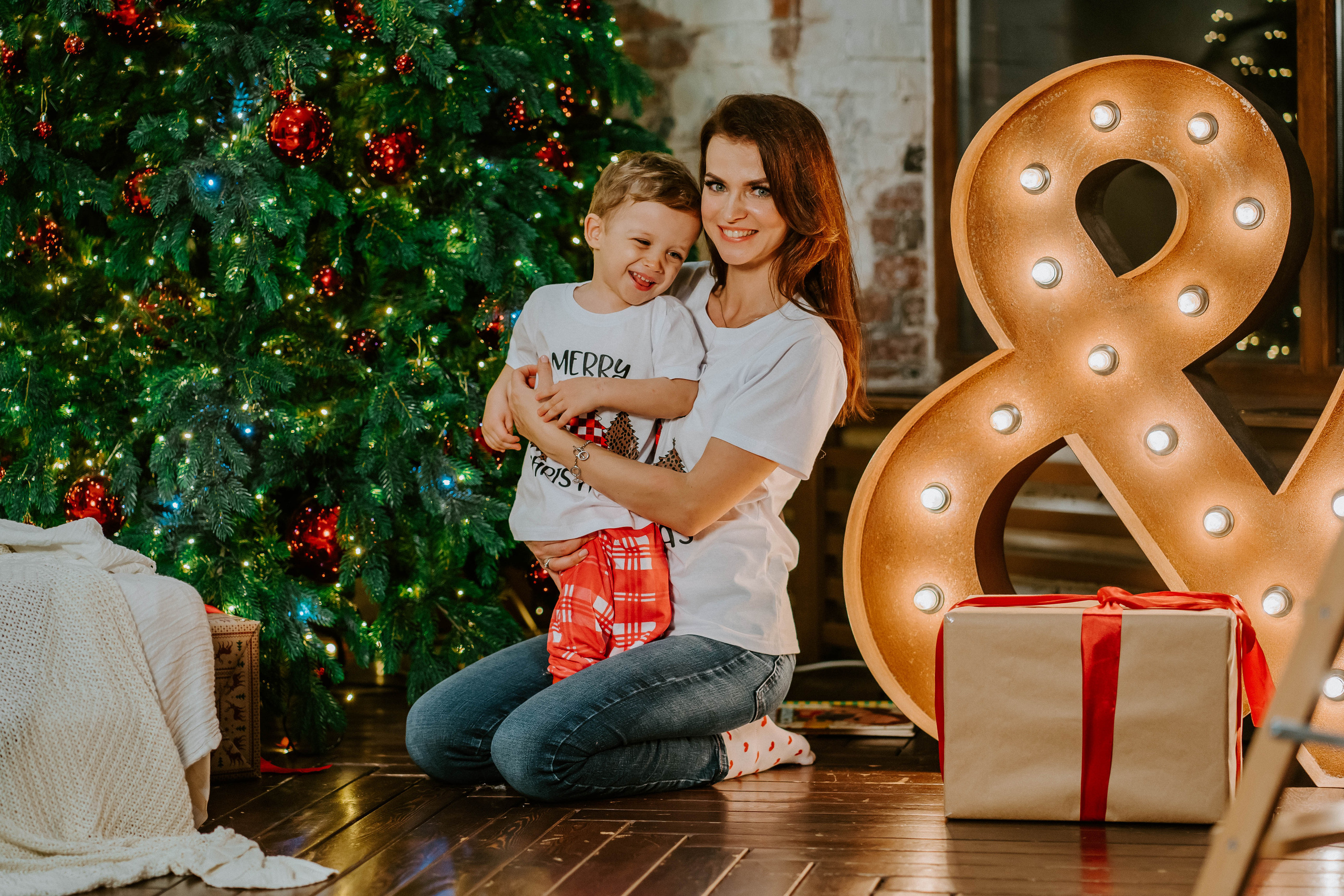 Новогодняя съемка семьи Елены. Семейный и детский фотограф в Ростове-на-Дону Екатерина Шевченко