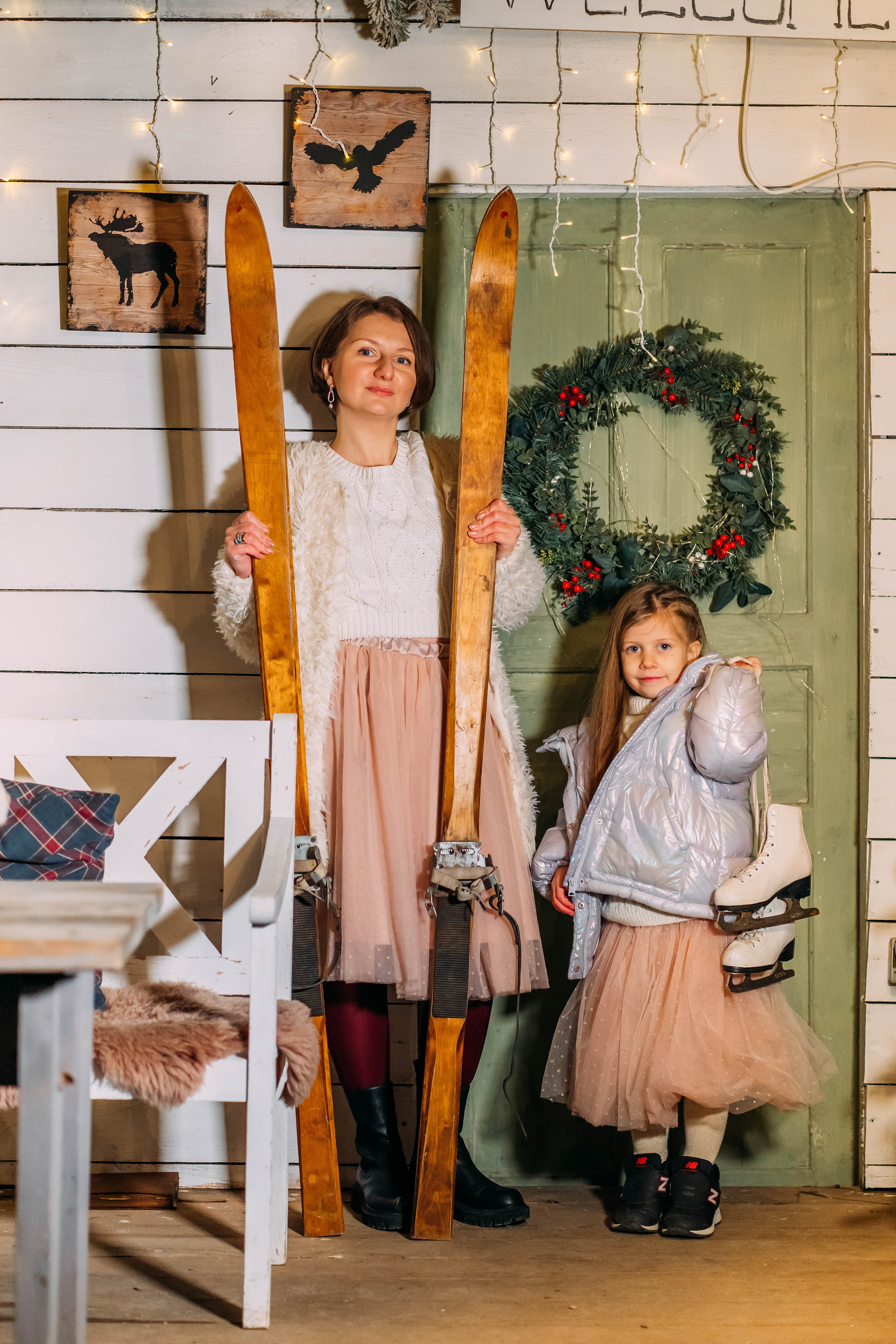 Новогодняя семейная съемка Юлия, Соня, Николай. Семейный и детский фотограф в Ростове-на-Дону Екатерина Шевченко