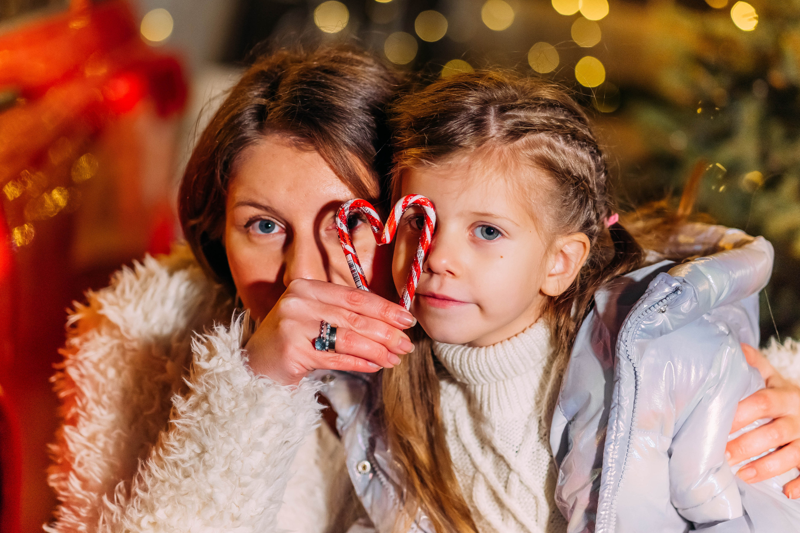 Новогодняя семейная съемка Юлия, Соня, Николай. Семейный и детский фотограф в Ростове-на-Дону Екатерина Шевченко