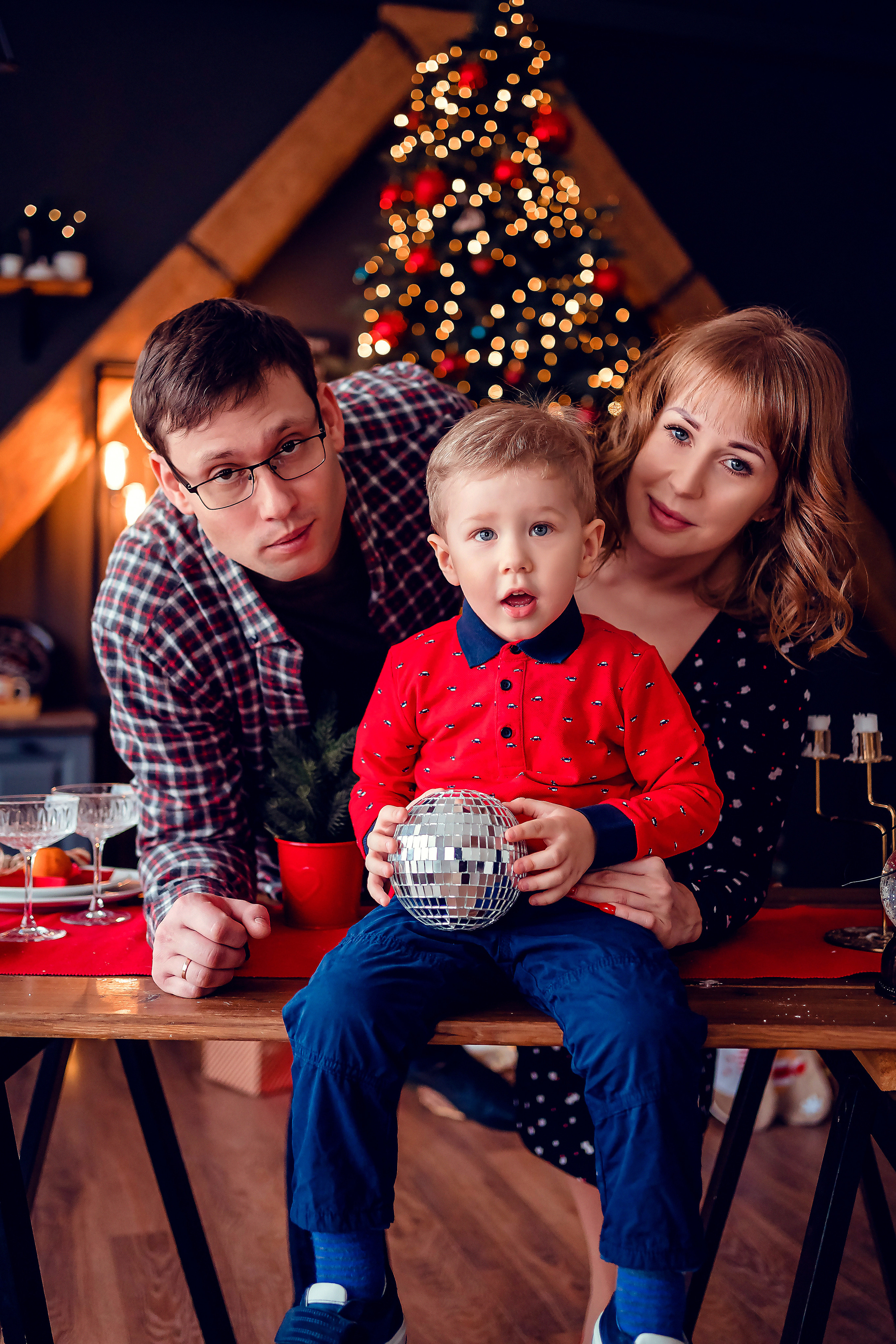Анастасия Новогодняя история семьи. Семейный и детский фотограф в Ростове-на-Дону Екатерина Шевченко
