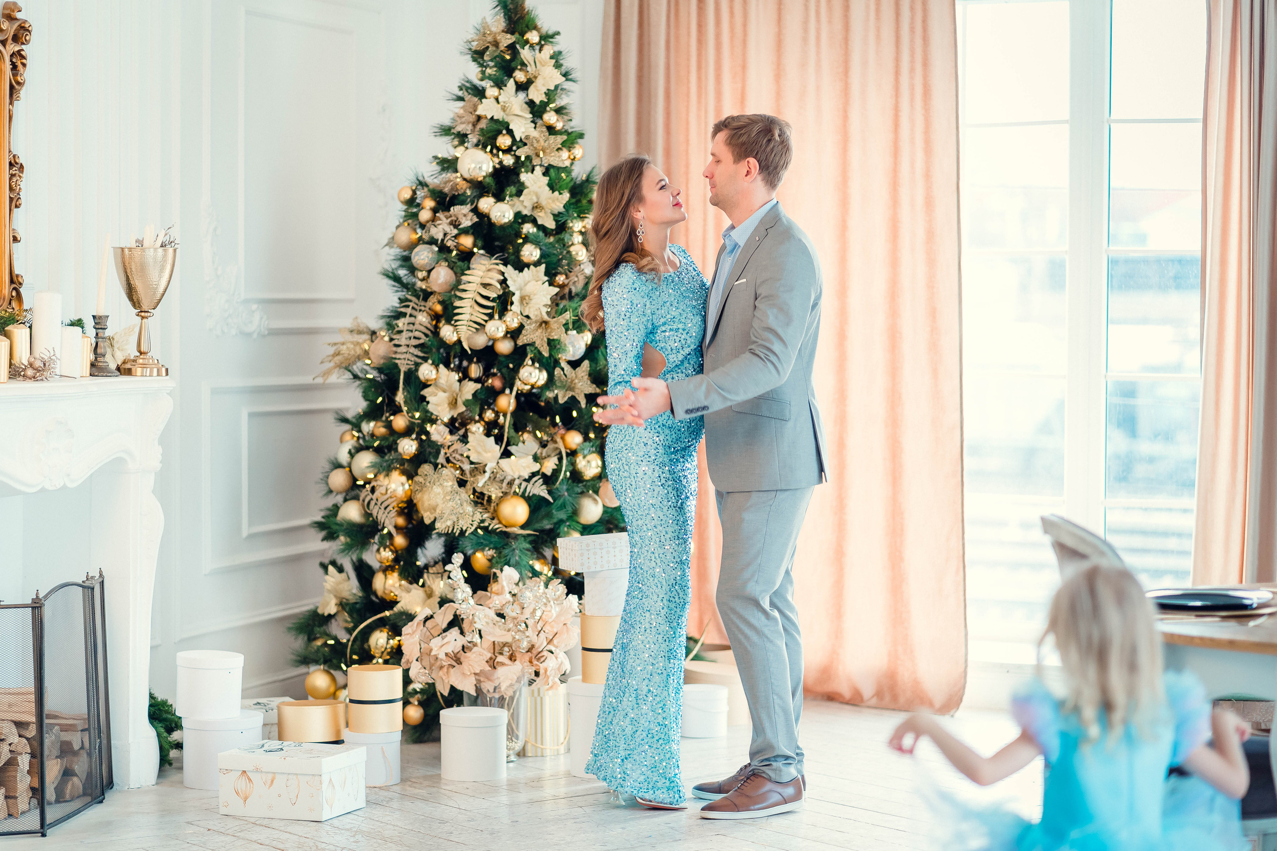 Новогодняя съемка семьи Ковалевских. Семейный и детский фотограф в Ростове-на-Дону Екатерина Шевченко