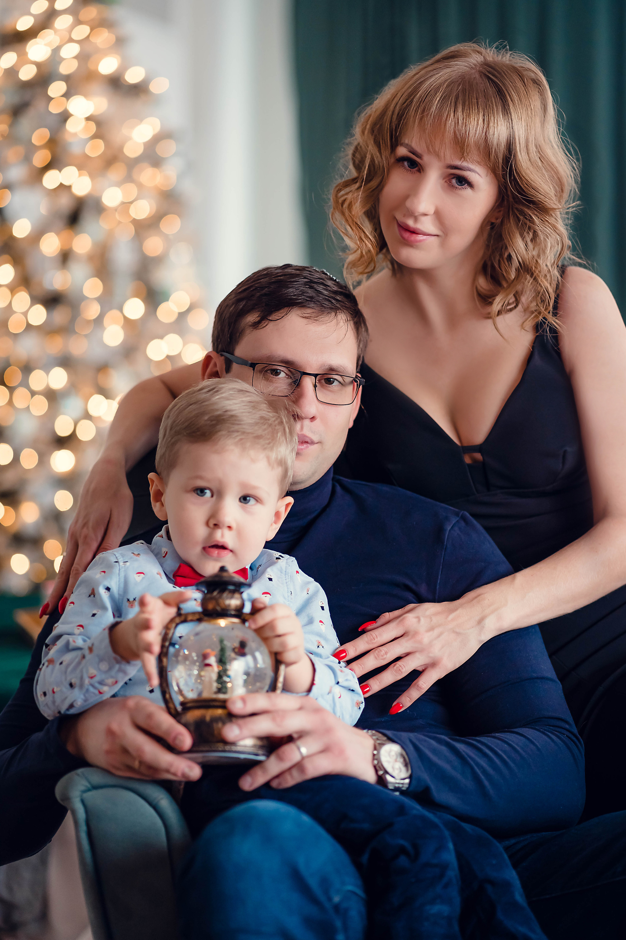 Анастасия Новогодняя история семьи. Семейный и детский фотограф в Ростове-на-Дону Екатерина Шевченко