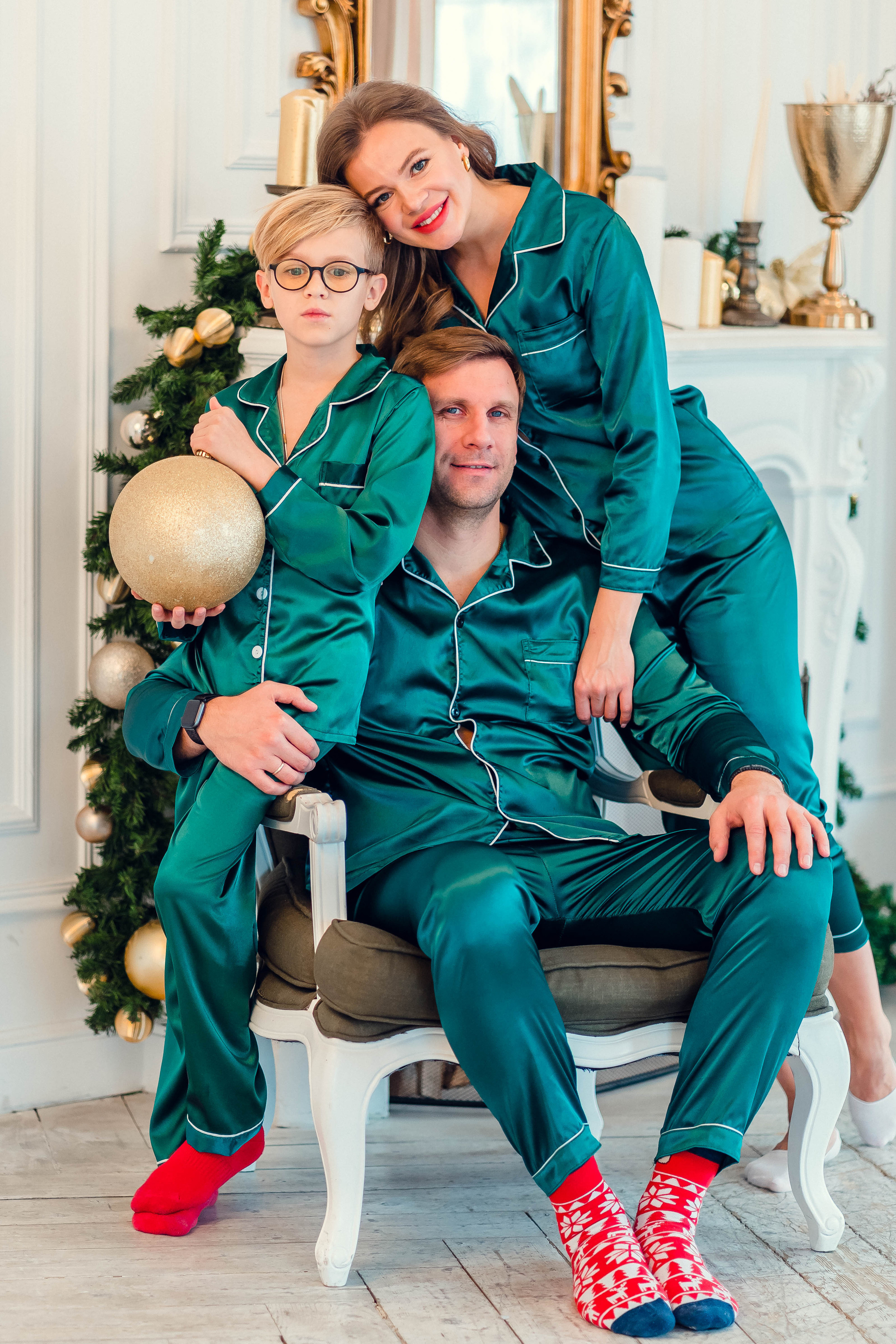 Новогодняя съемка семьи Ковалевских. Семейный и детский фотограф в Ростове-на-Дону Екатерина Шевченко