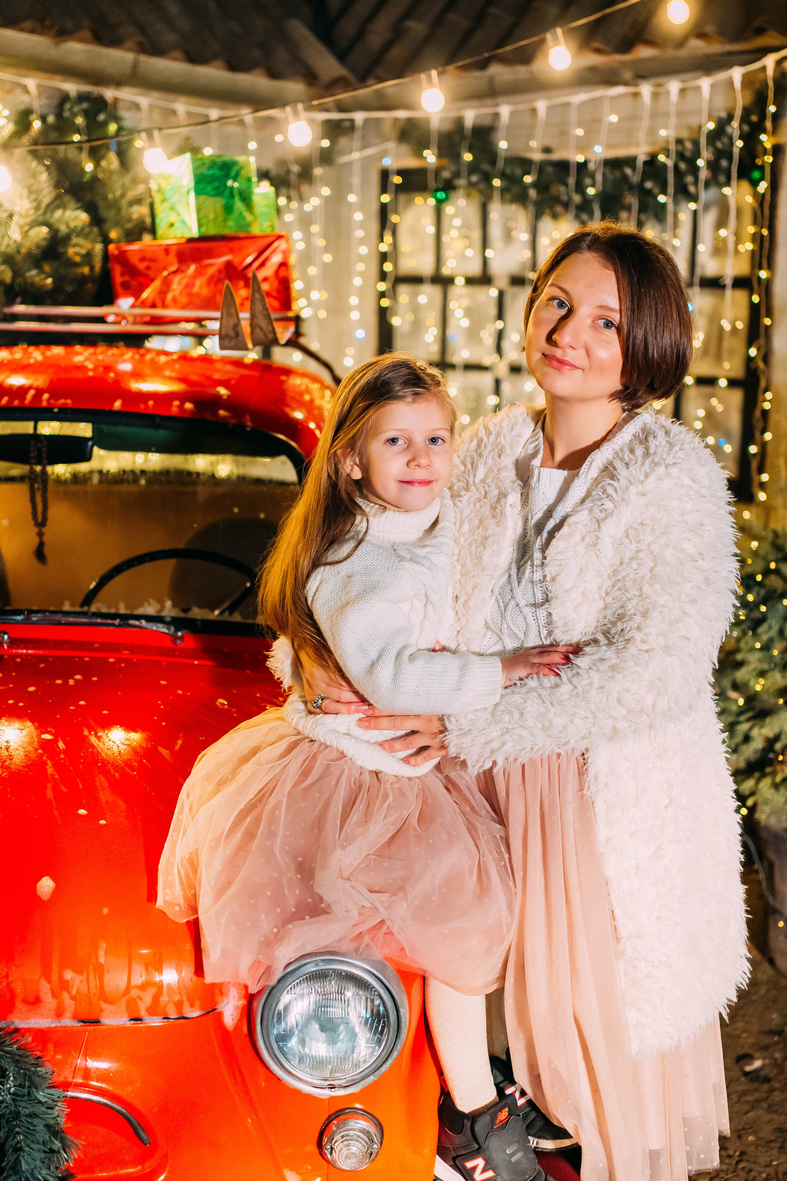 Новогодняя семейная съемка Юлия, Соня, Николай. Семейный и детский фотограф в Ростове-на-Дону Екатерина Шевченко