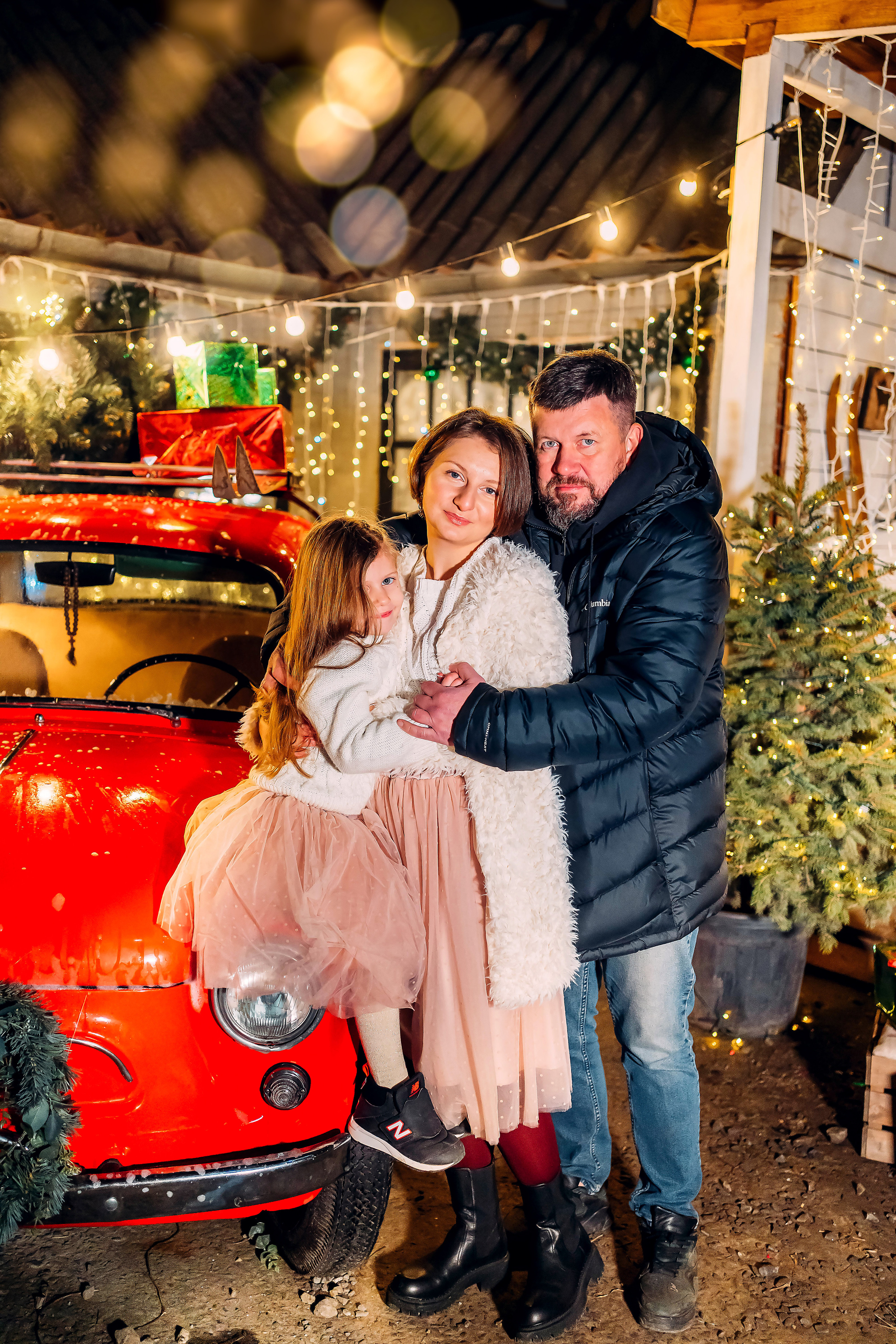 Новогодняя семейная съемка Юлия, Соня, Николай. Семейный и детский фотограф в Ростове-на-Дону Екатерина Шевченко