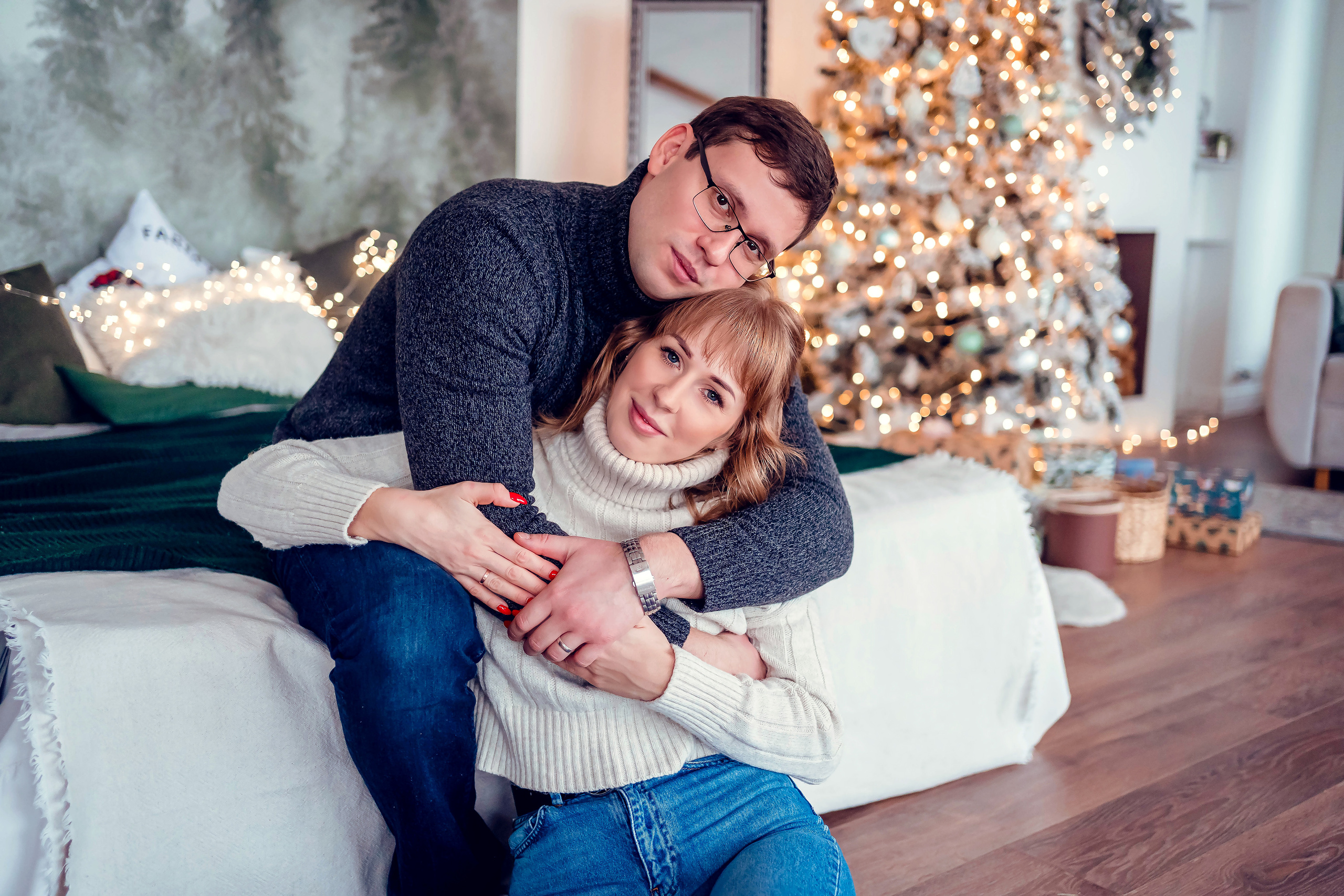 Анастасия Новогодняя история семьи. Семейный и детский фотограф в Ростове-на-Дону Екатерина Шевченко