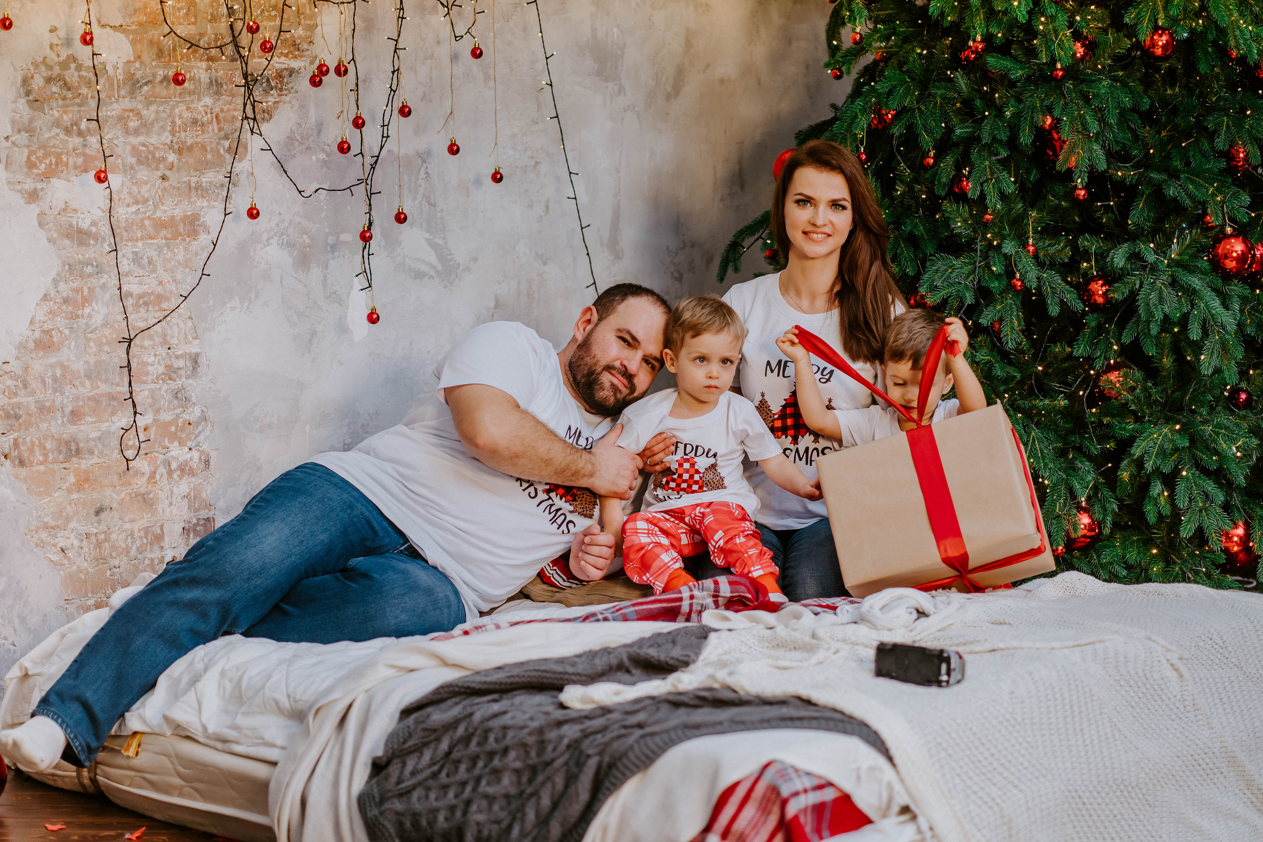 Новогодняя съемка семьи Елены. Семейный и детский фотограф в Ростове-на-Дону Екатерина Шевченко