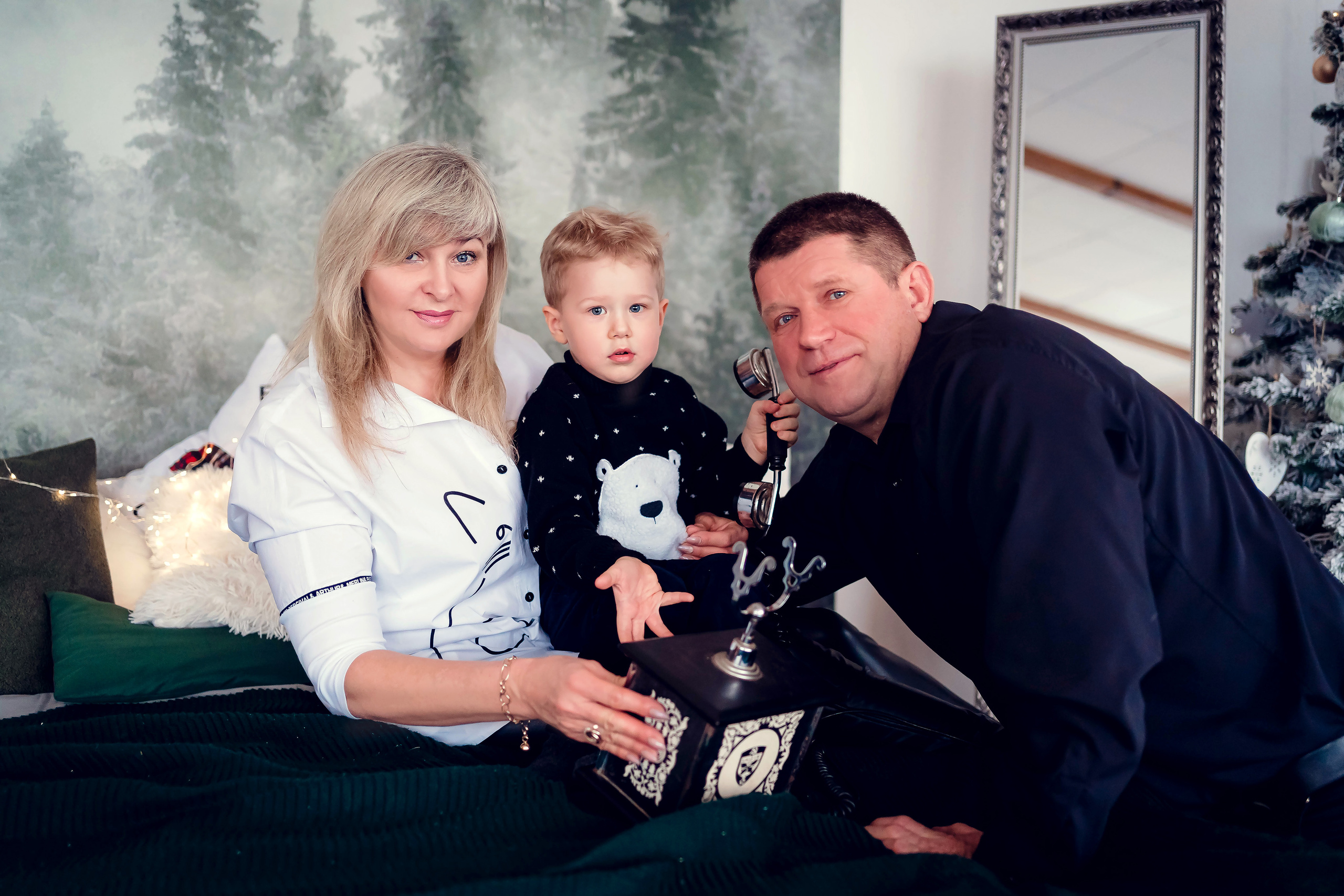 Анастасия Новогодняя история семьи. Семейный и детский фотограф в Ростове-на-Дону Екатерина Шевченко