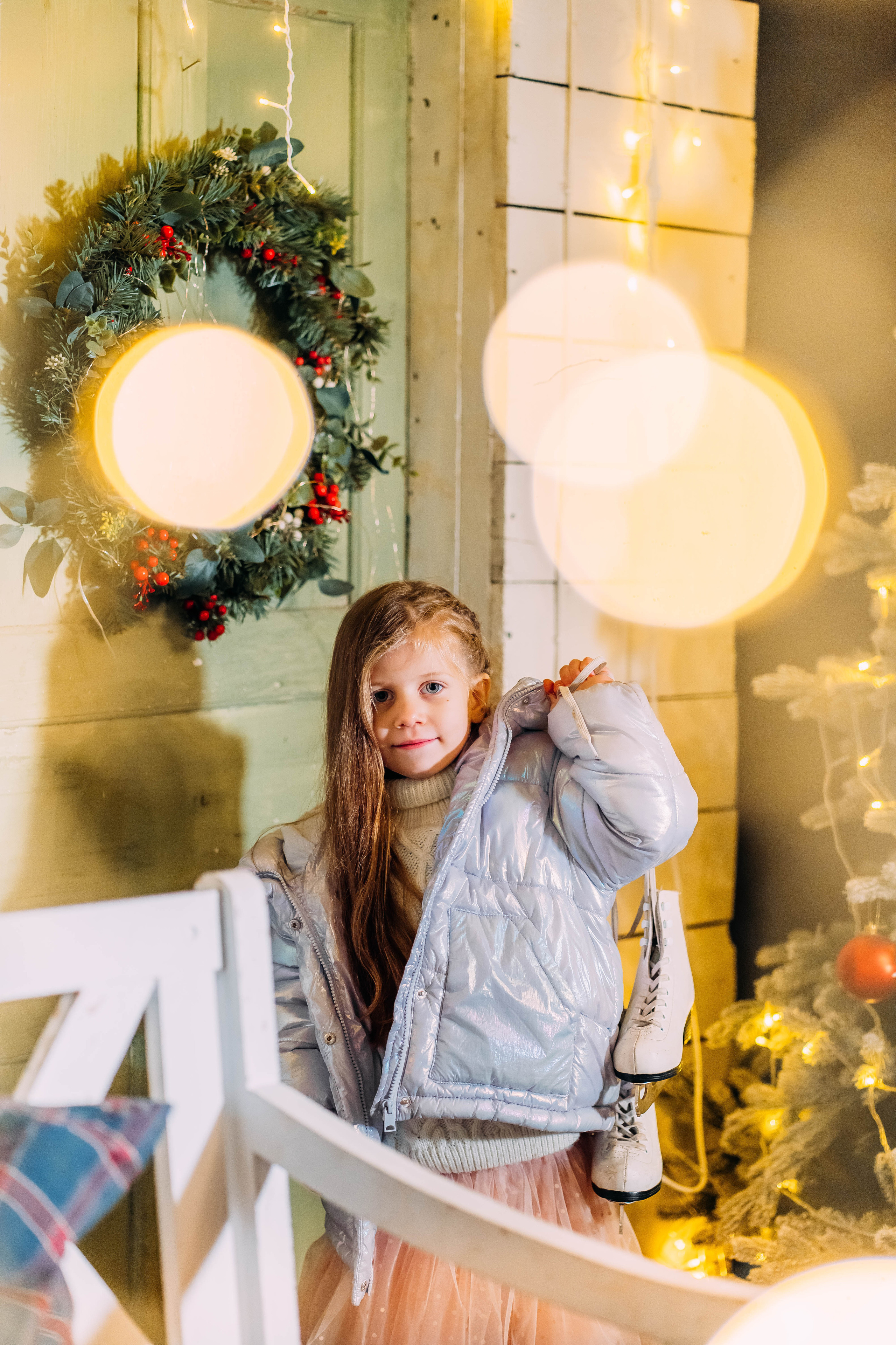 Новогодняя семейная съемка Юлия, Соня, Николай. Семейный и детский фотограф в Ростове-на-Дону Екатерина Шевченко