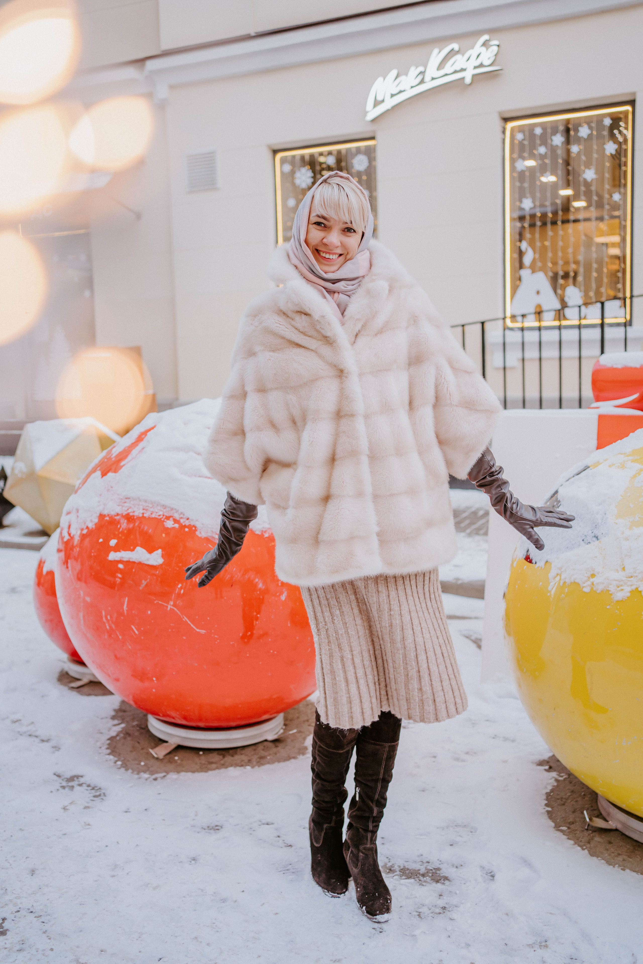 Катенька снежная прогулка. Семейный и детский фотограф в Ростове-на-Дону Екатерина Шевченко