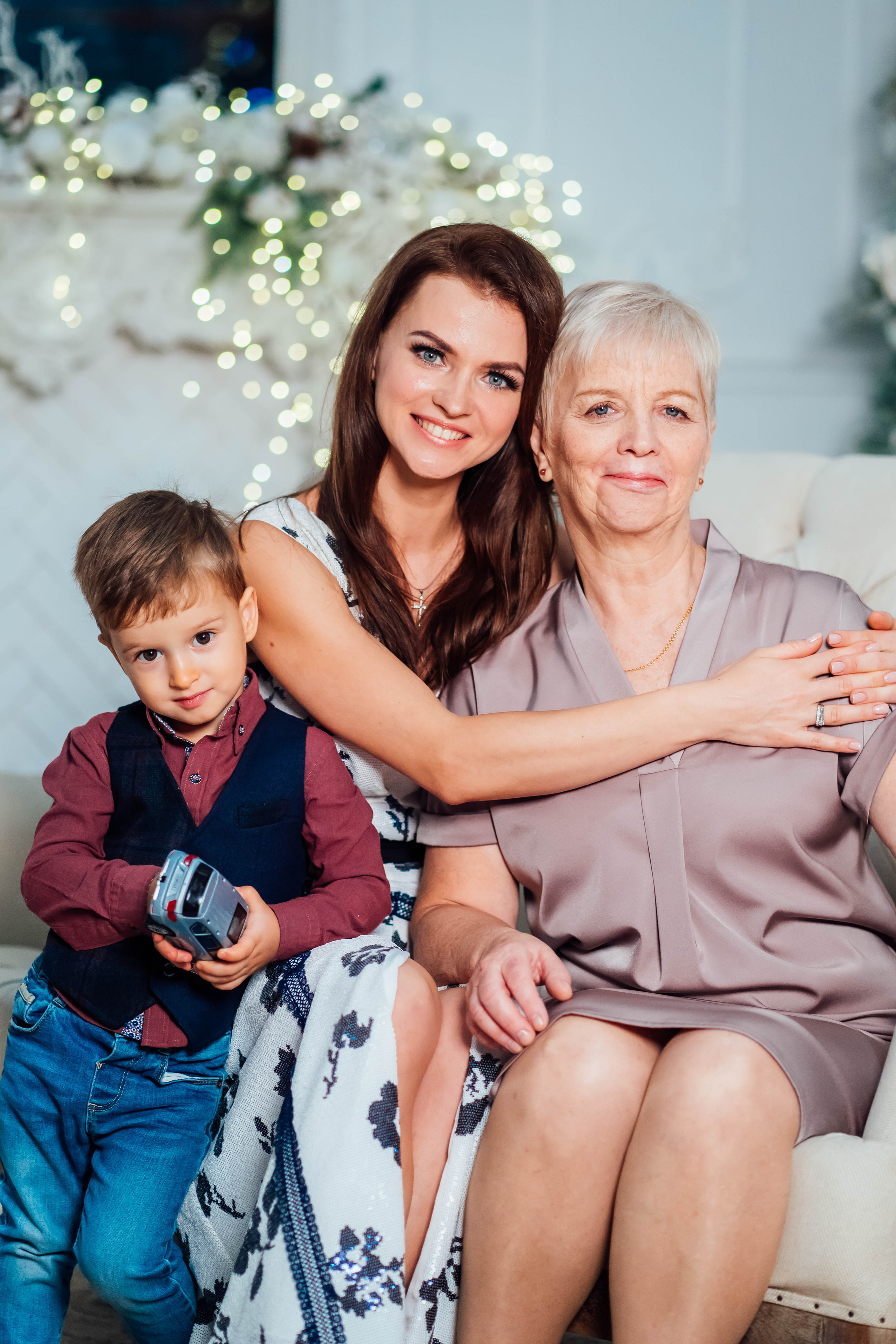 Новогодняя съемка семьи Елены. Семейный и детский фотограф в Ростове-на-Дону Екатерина Шевченко