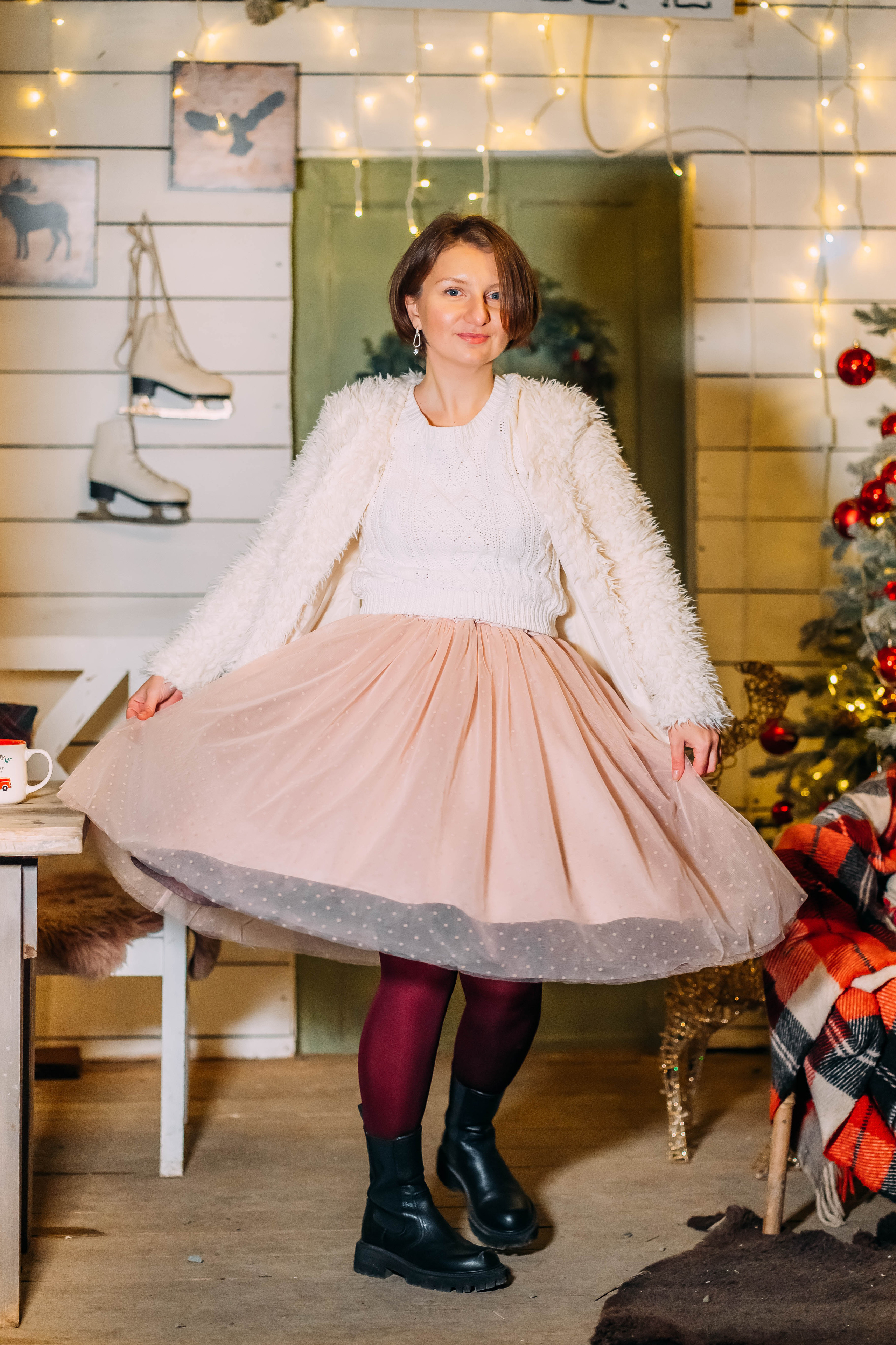 Новогодняя семейная съемка Юлия, Соня, Николай. Семейный и детский фотограф в Ростове-на-Дону Екатерина Шевченко