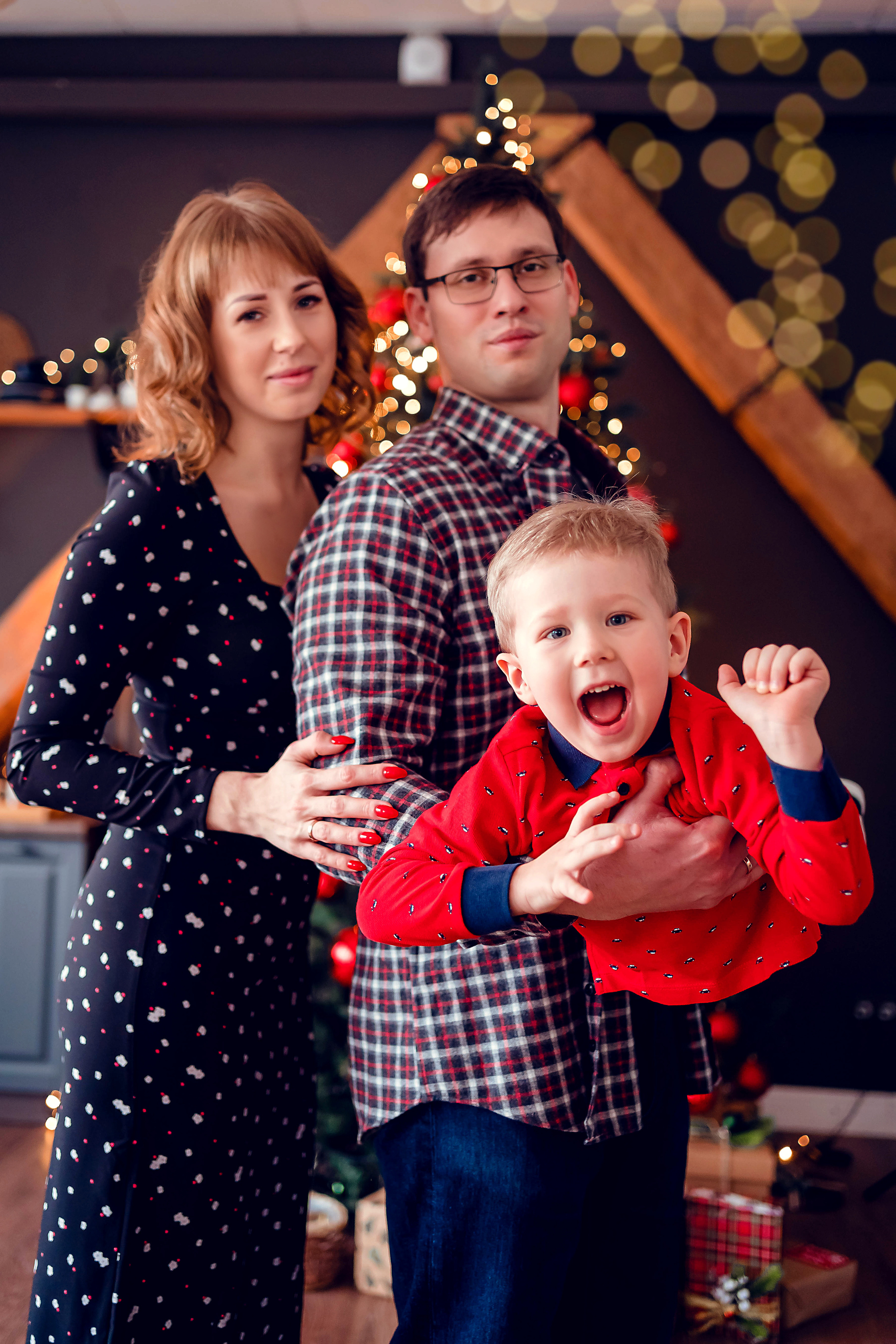Анастасия Новогодняя история семьи. Семейный и детский фотограф в Ростове-на-Дону Екатерина Шевченко