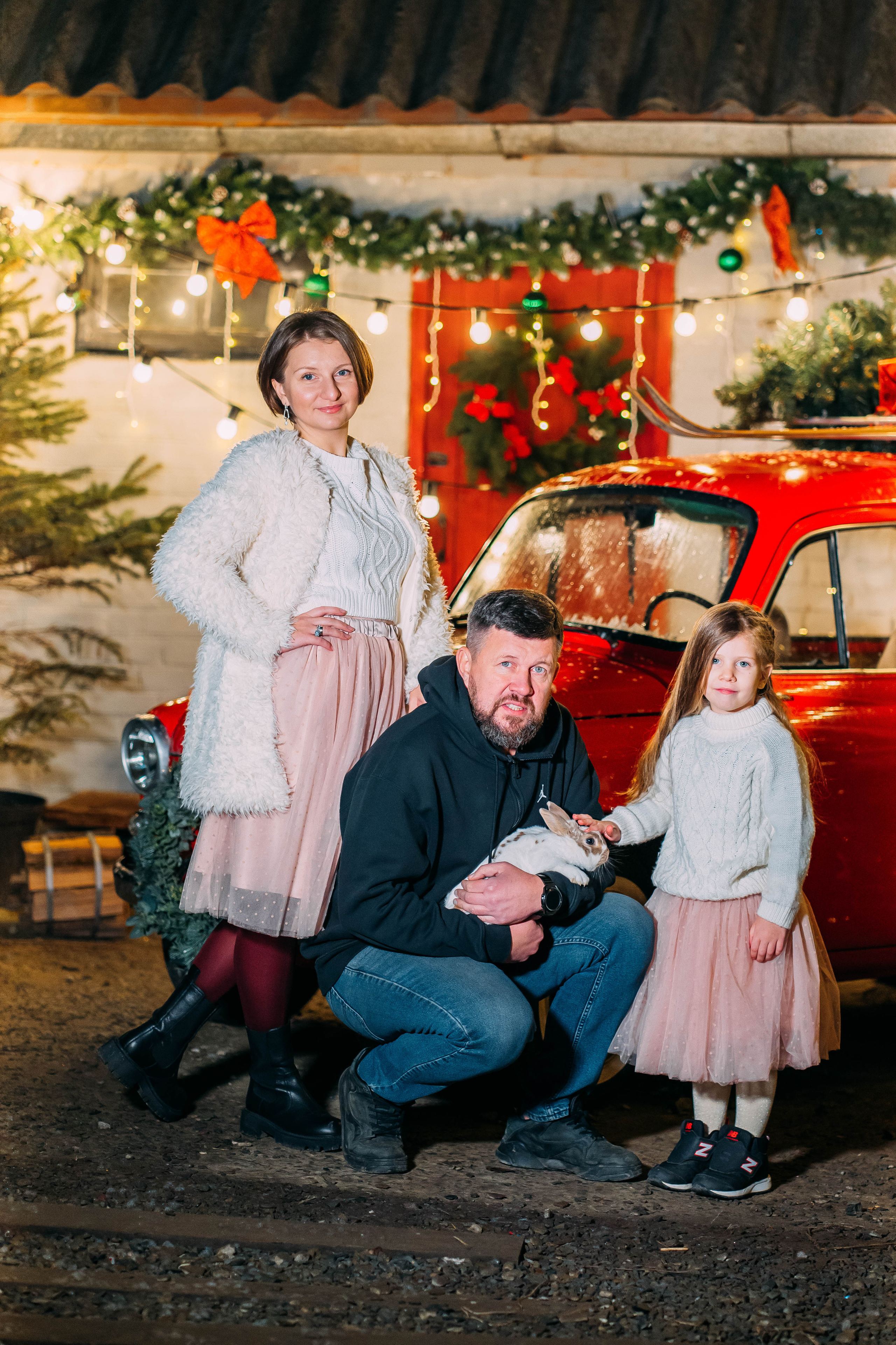 Новогодняя семейная съемка Юлия, Соня, Николай. Семейный и детский фотограф в Ростове-на-Дону Екатерина Шевченко