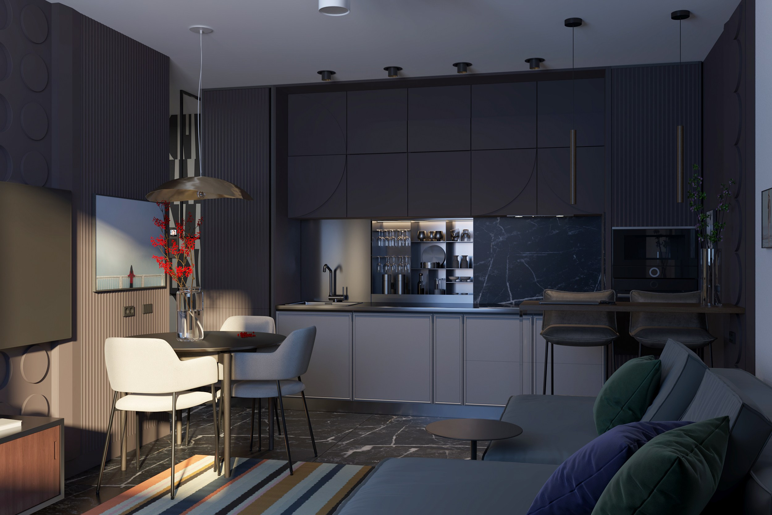 Авторский проект квартиры ЖК «Западные Аллеи»