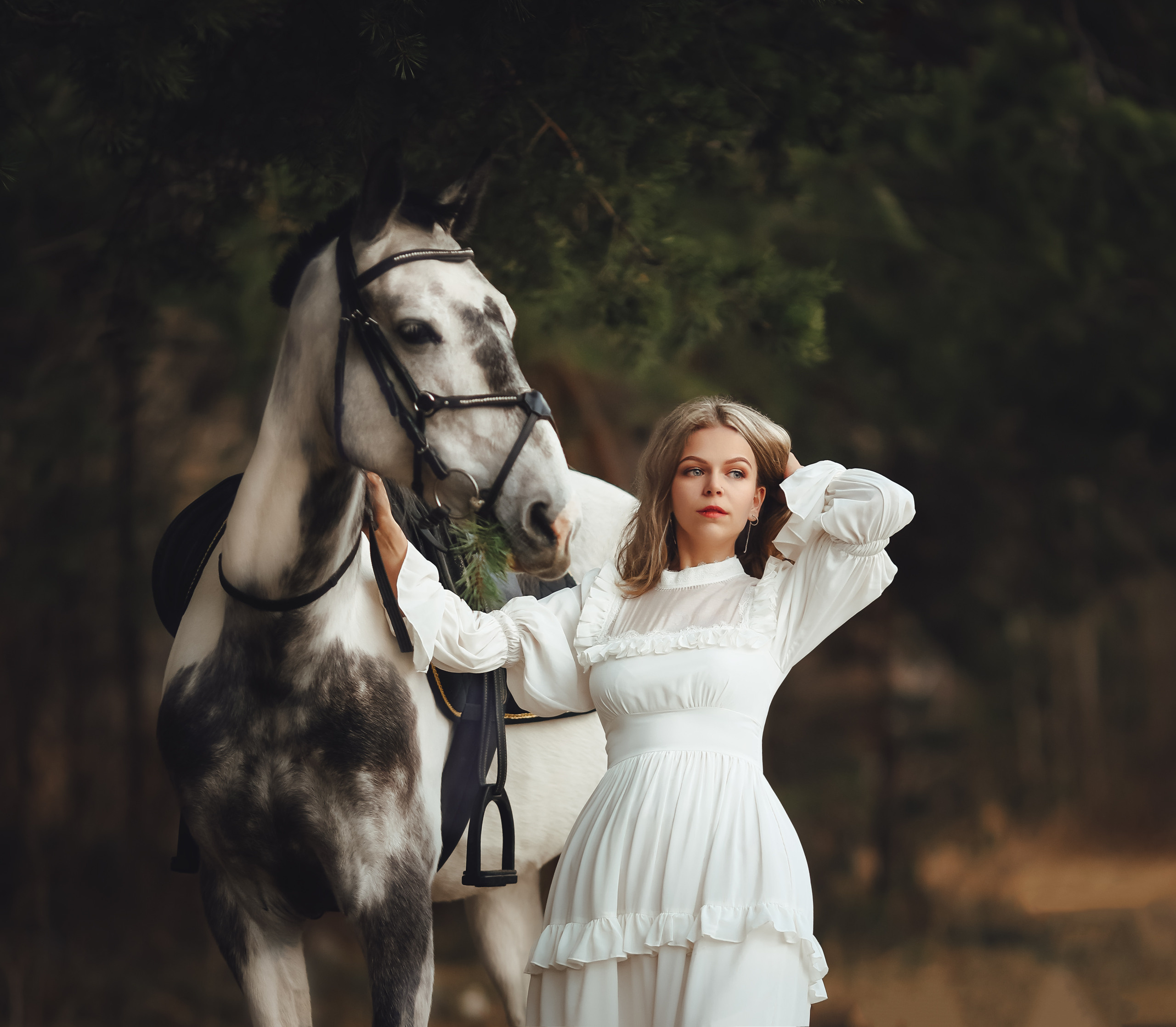 Фотосессии с лошадьми в Петрозаводске. Фотограф Варвара Ермоленко