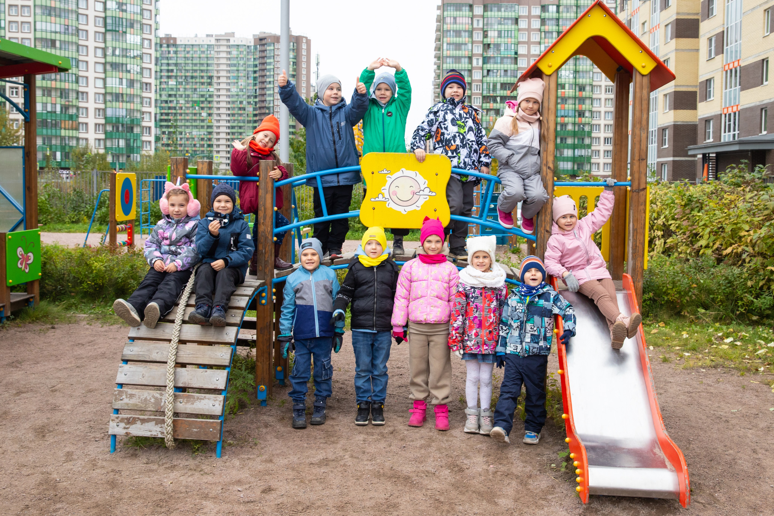общая фотография в детском саду спб