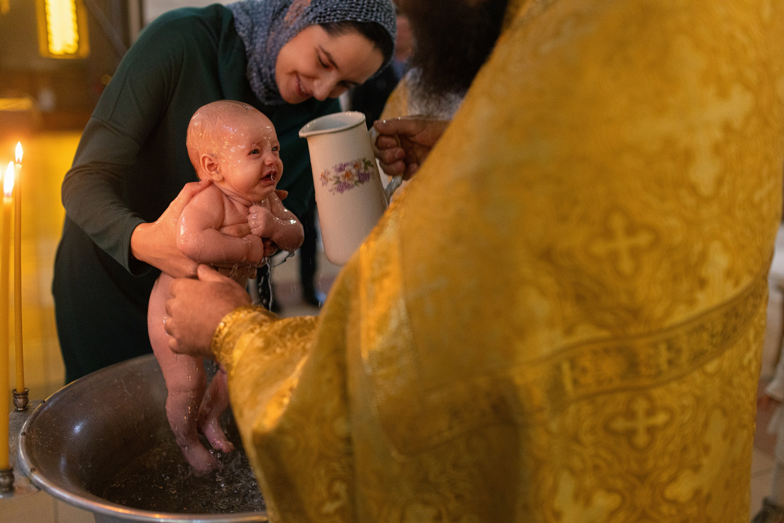 Крещение Алины. Дмитрий Шульгин, портретный фотограф в Воронеже