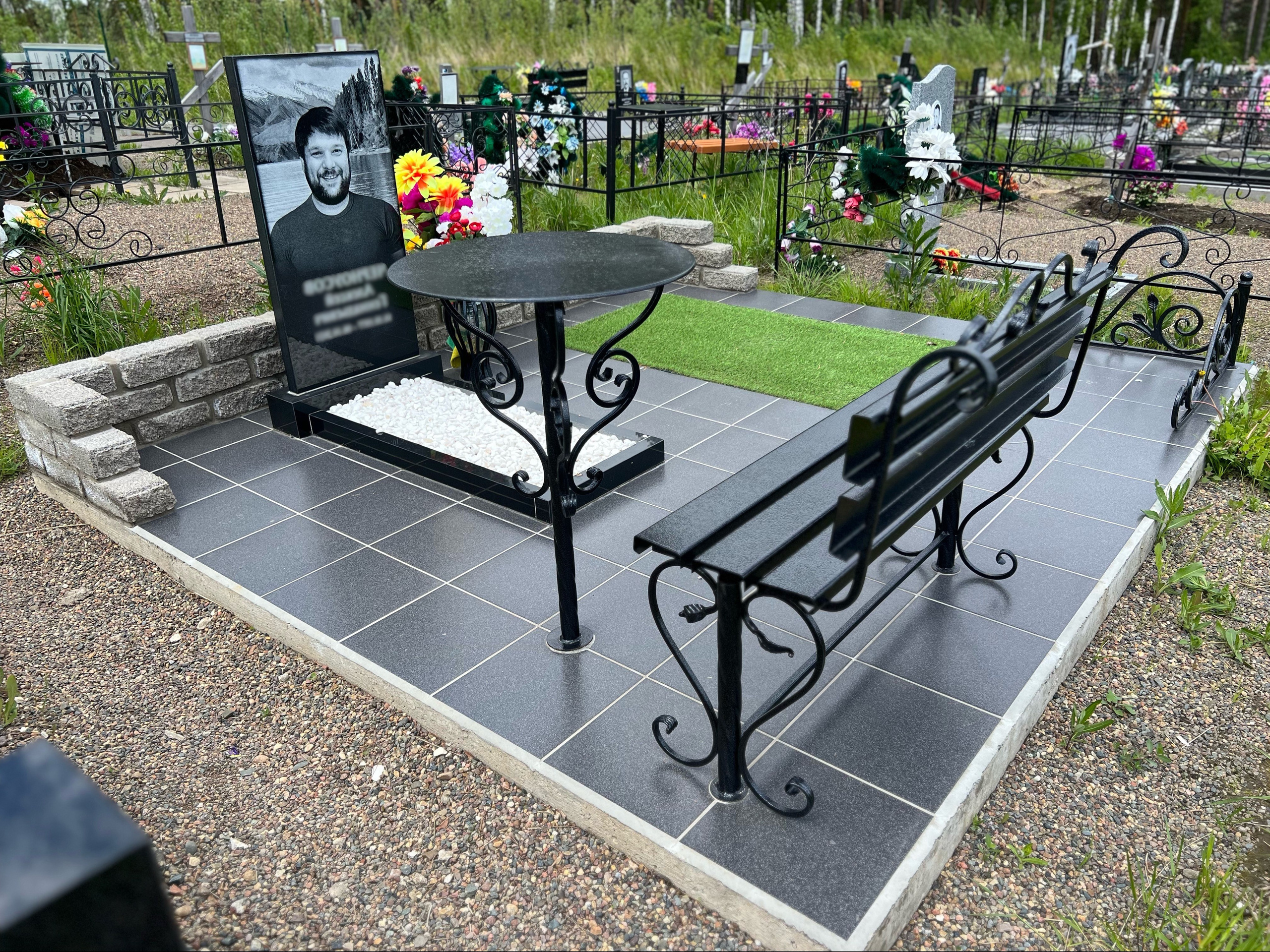 ГРАНИТ26 Ритуальные услуги Железногорск. Благоустройство могил, продажа памятников