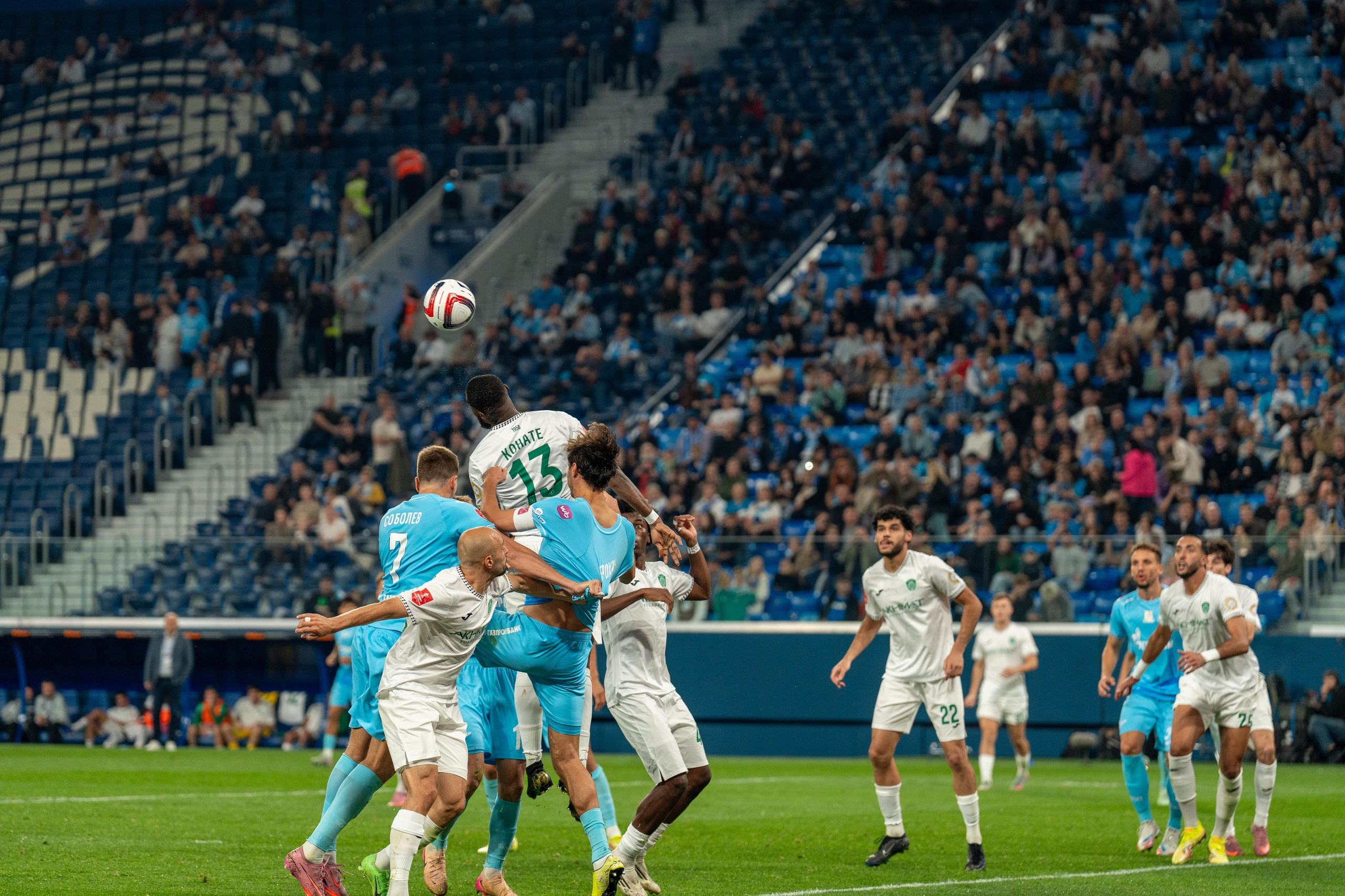 Зенит — Ахмат 2:1, Кубок России 2024/2025, Газпром Арена — репортаж Антона Гауфа. Спортивный фотограф в Санкт-Петербурге | Антон Гауф