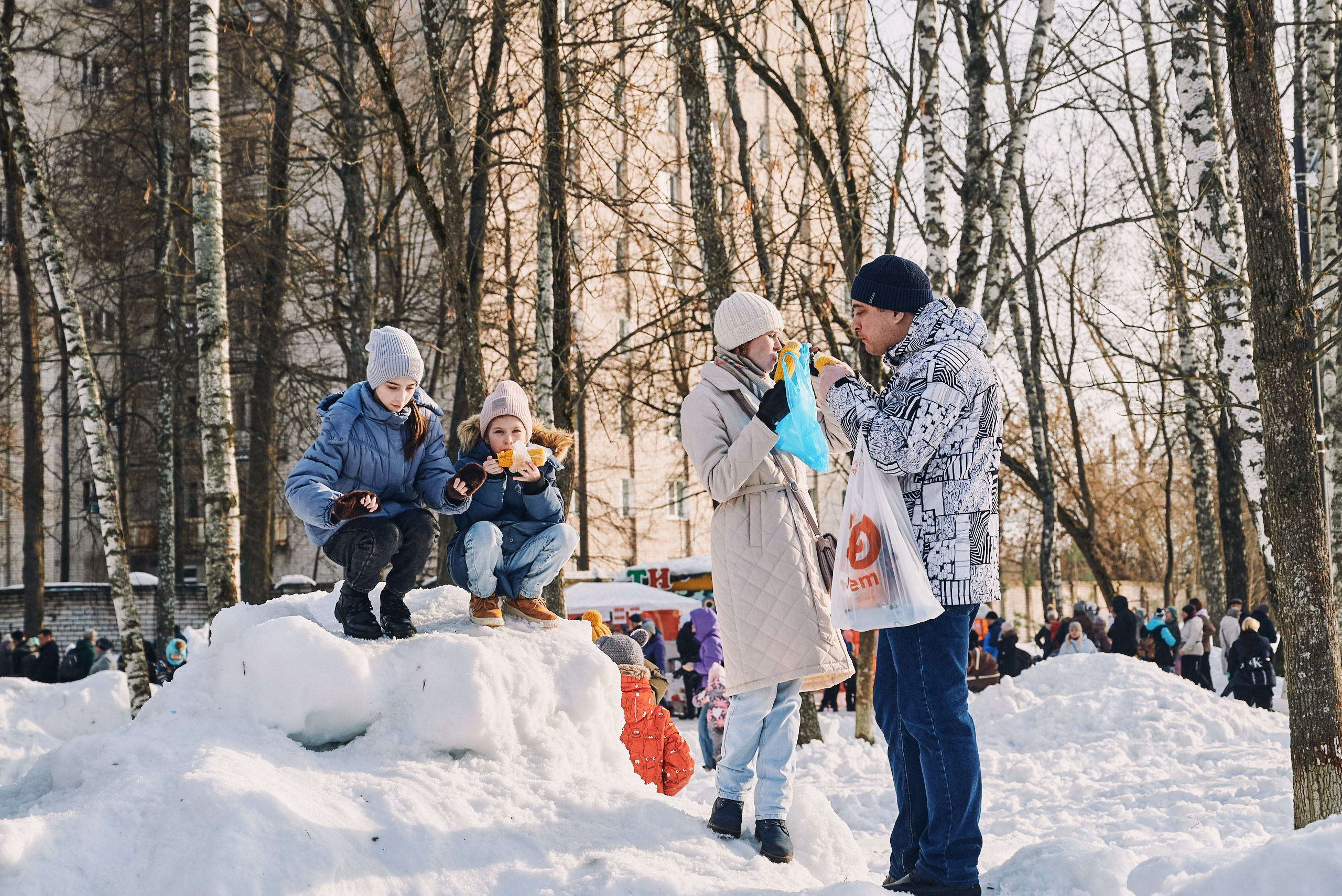 Масленица в Иваново 2024 год Парк Степанова. Фотограф в Иваново: Каталожная съемка одежды и постельного белья, Wildberries