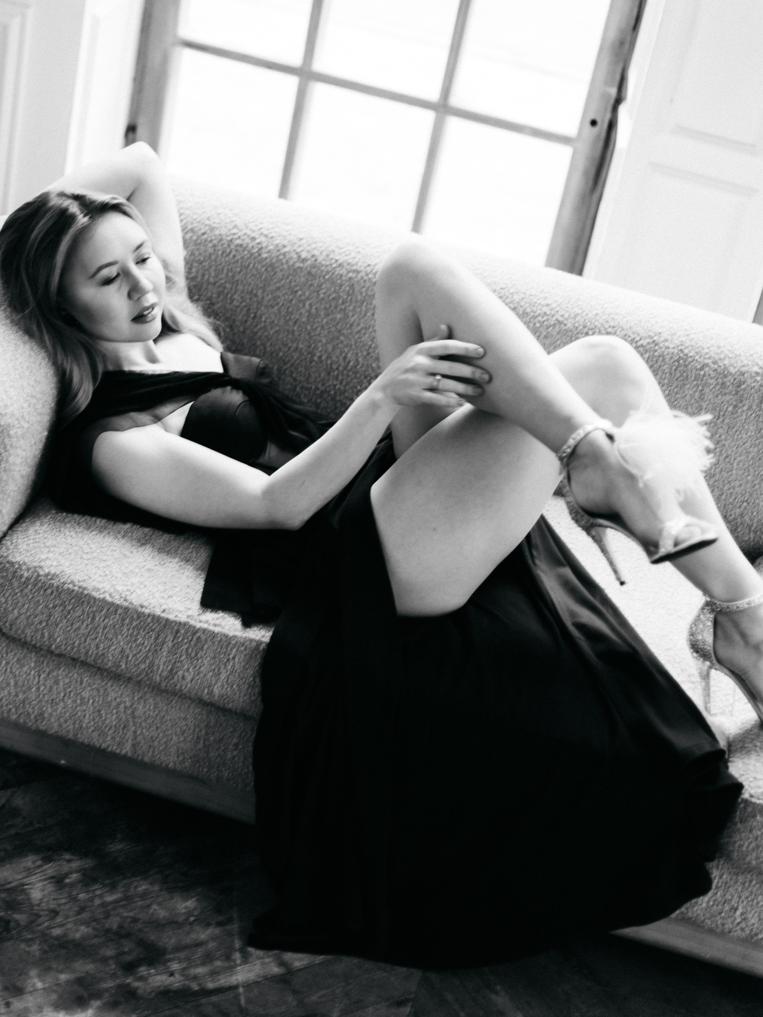 Черное на вечер. Света Полетаева Москва