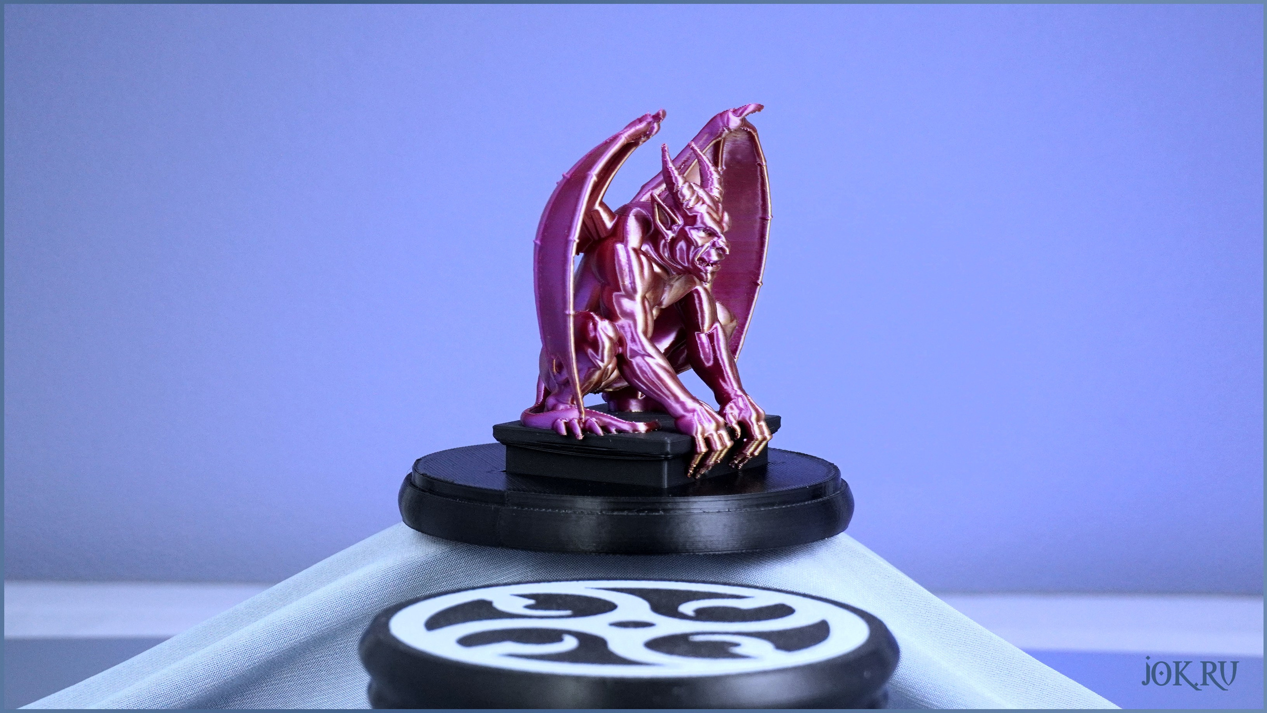 Горгулья с эффектом хамелеона, миниатюра 70 мм, для интерьера