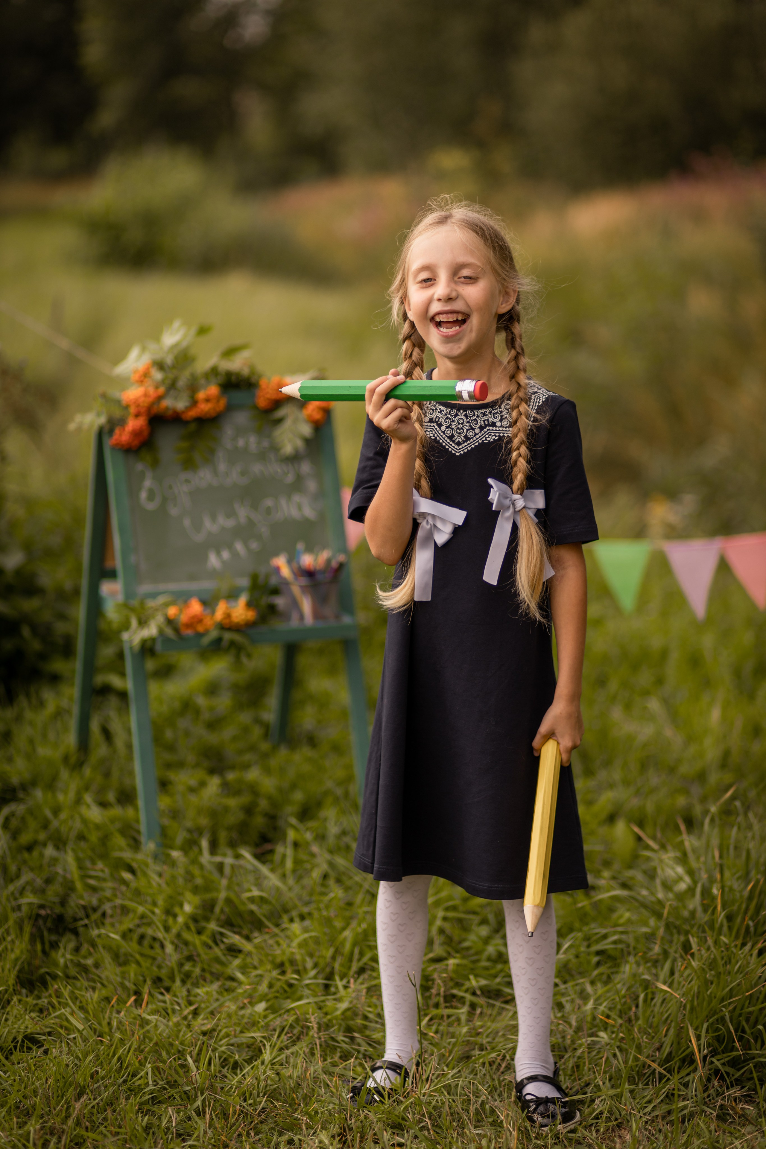 Школьная фотосессия в Петергофе